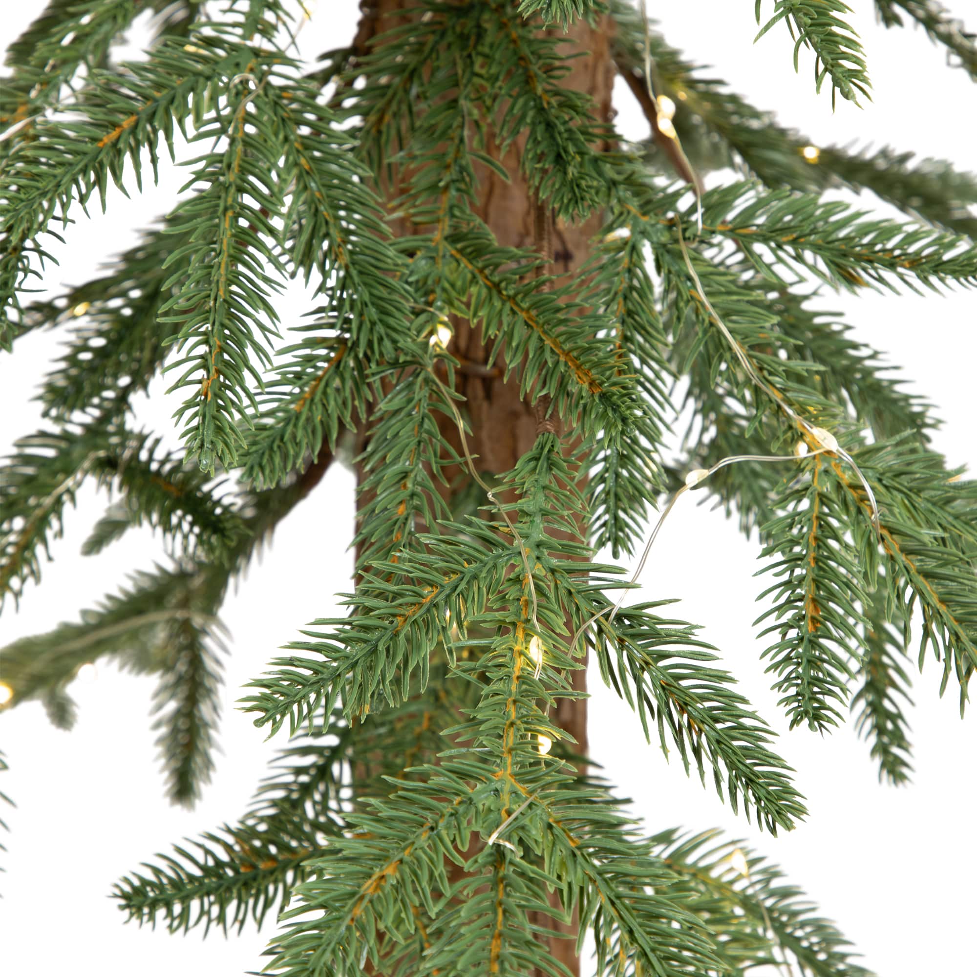 4ft. Pre-Lit Alpine Artificial Christmas Tree, Clear LED Lights