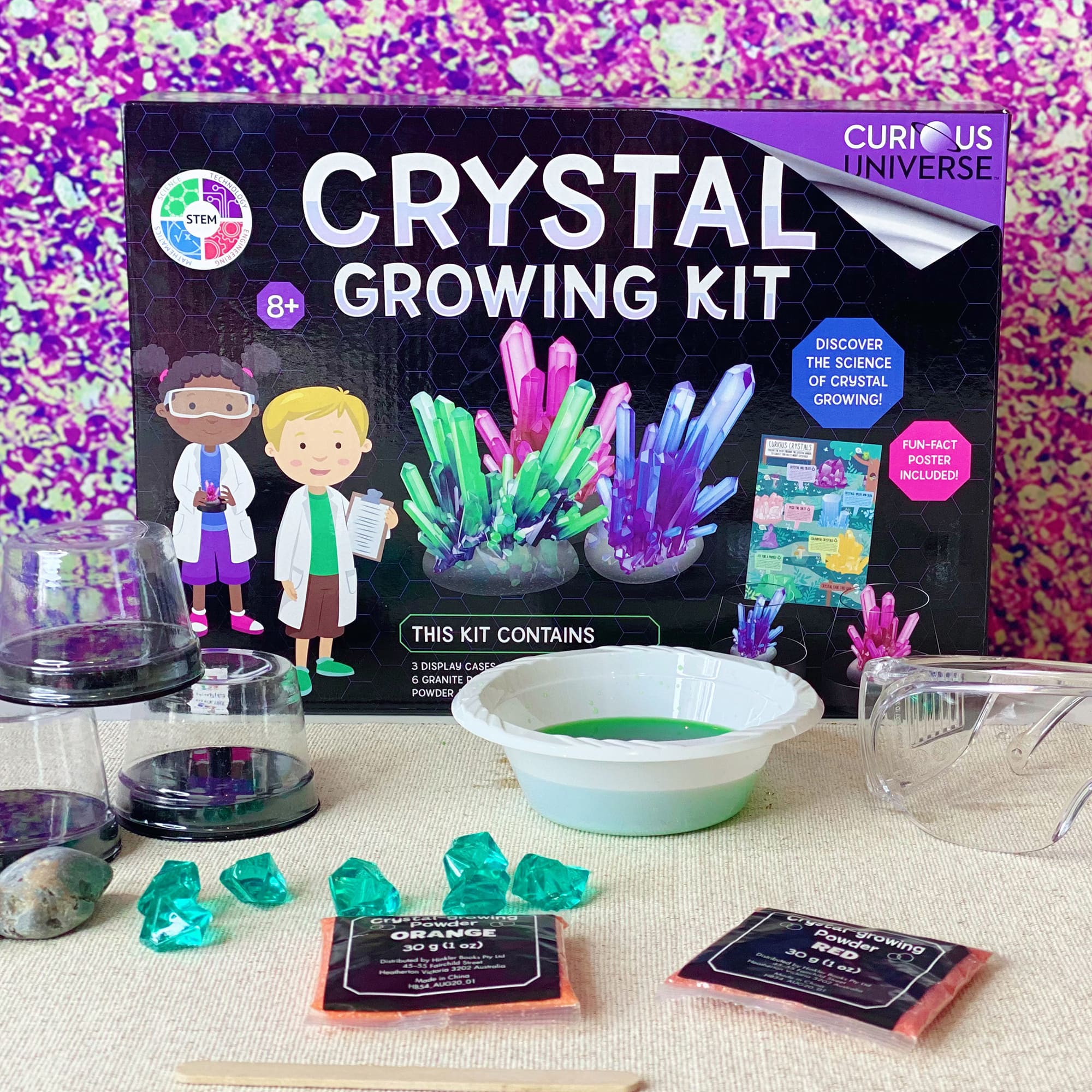 Hinkler Curious Universe&#x2122; Crystal Growing Science Kit