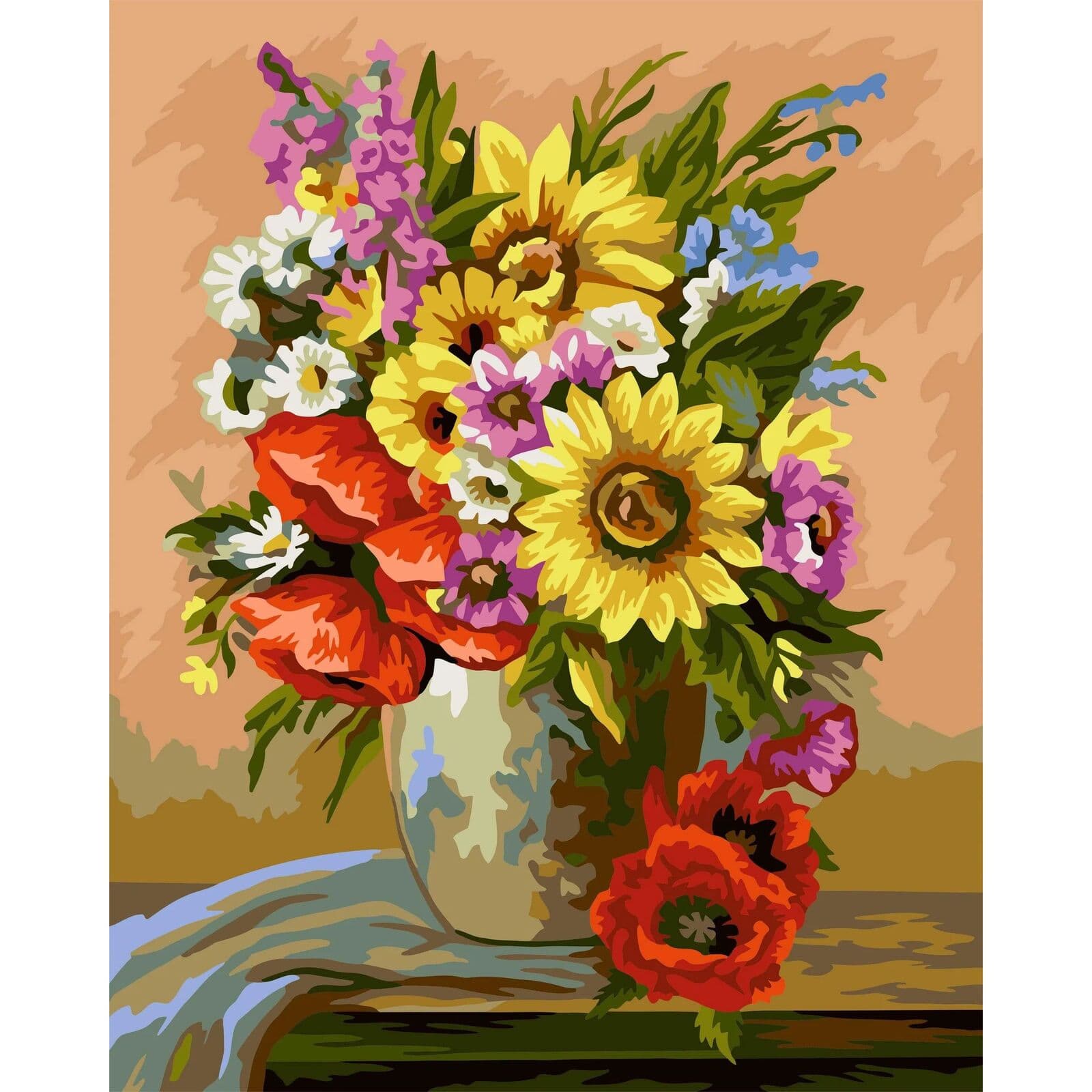Crafting Spark Sunflowers Painting by Numbers Kit