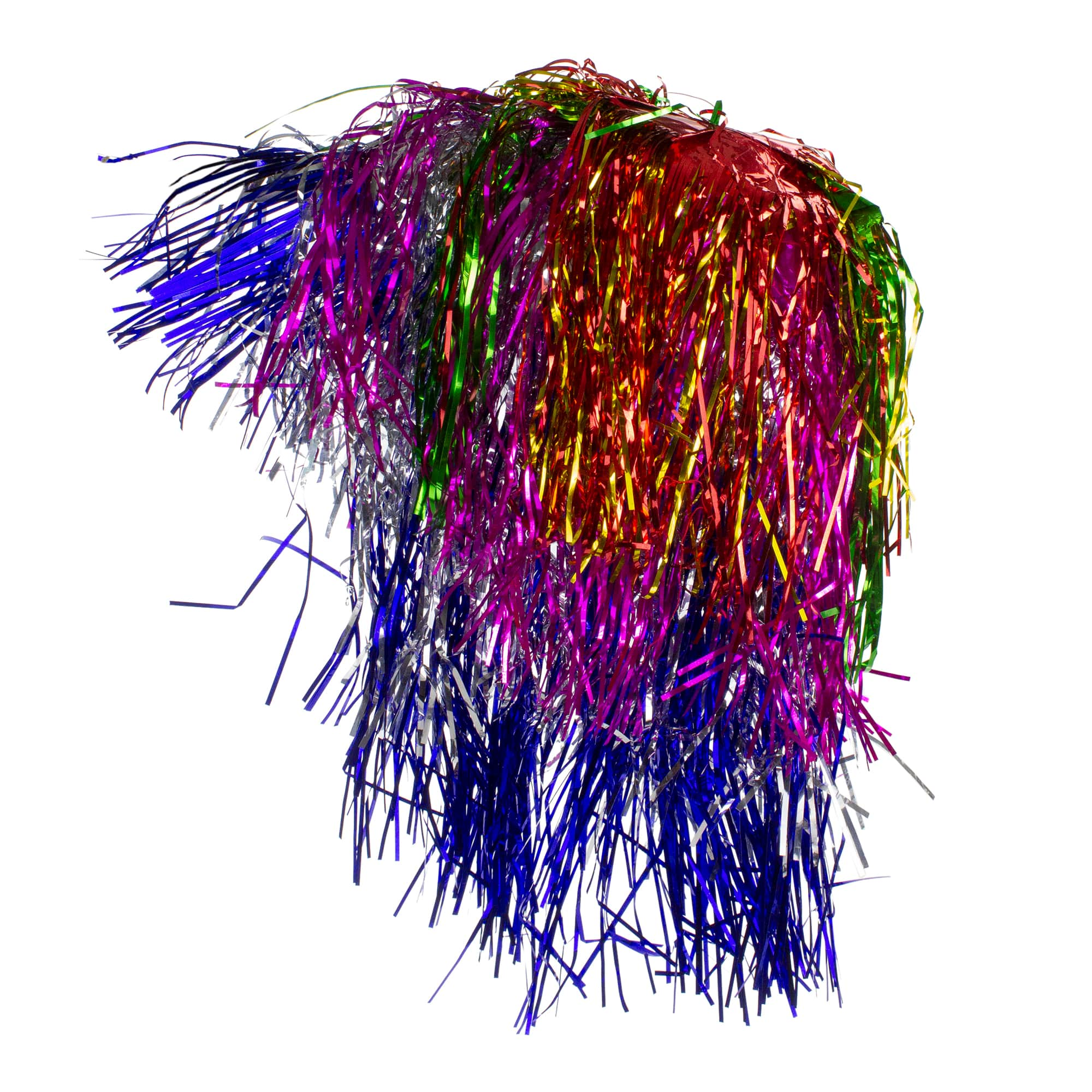 Multicolor Tinsel Adult Wig Halloween Costume