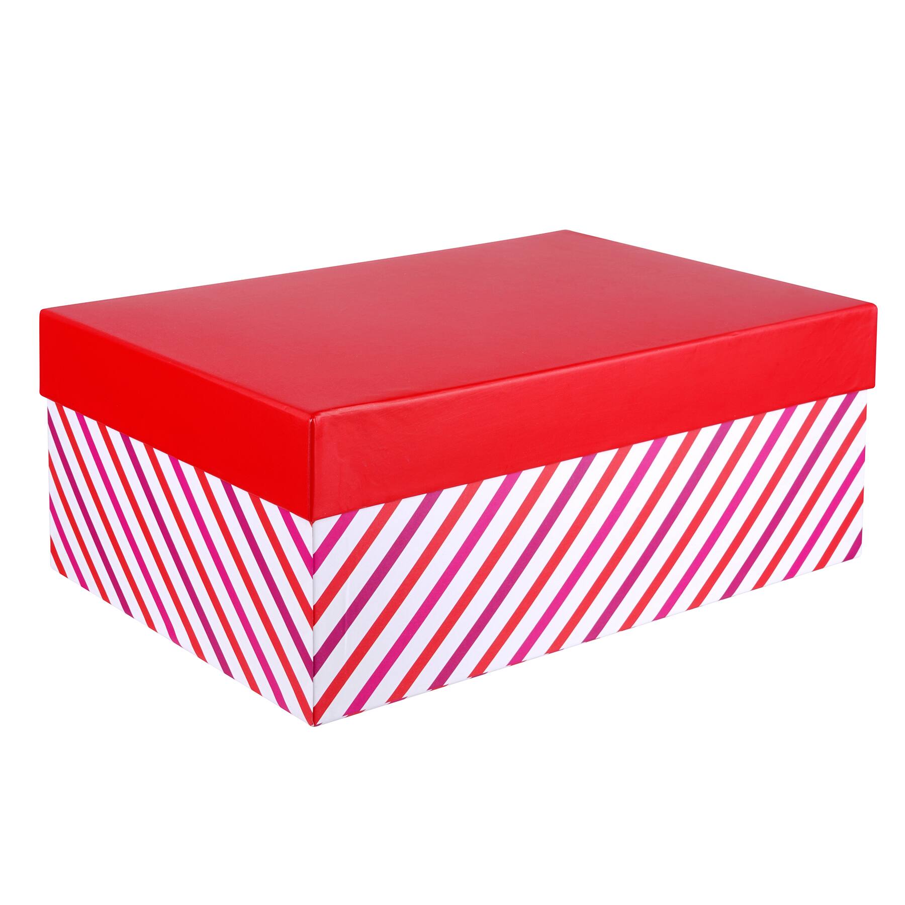 Find the Red & White Striped Photo Box by Recollections™ at Michaels
