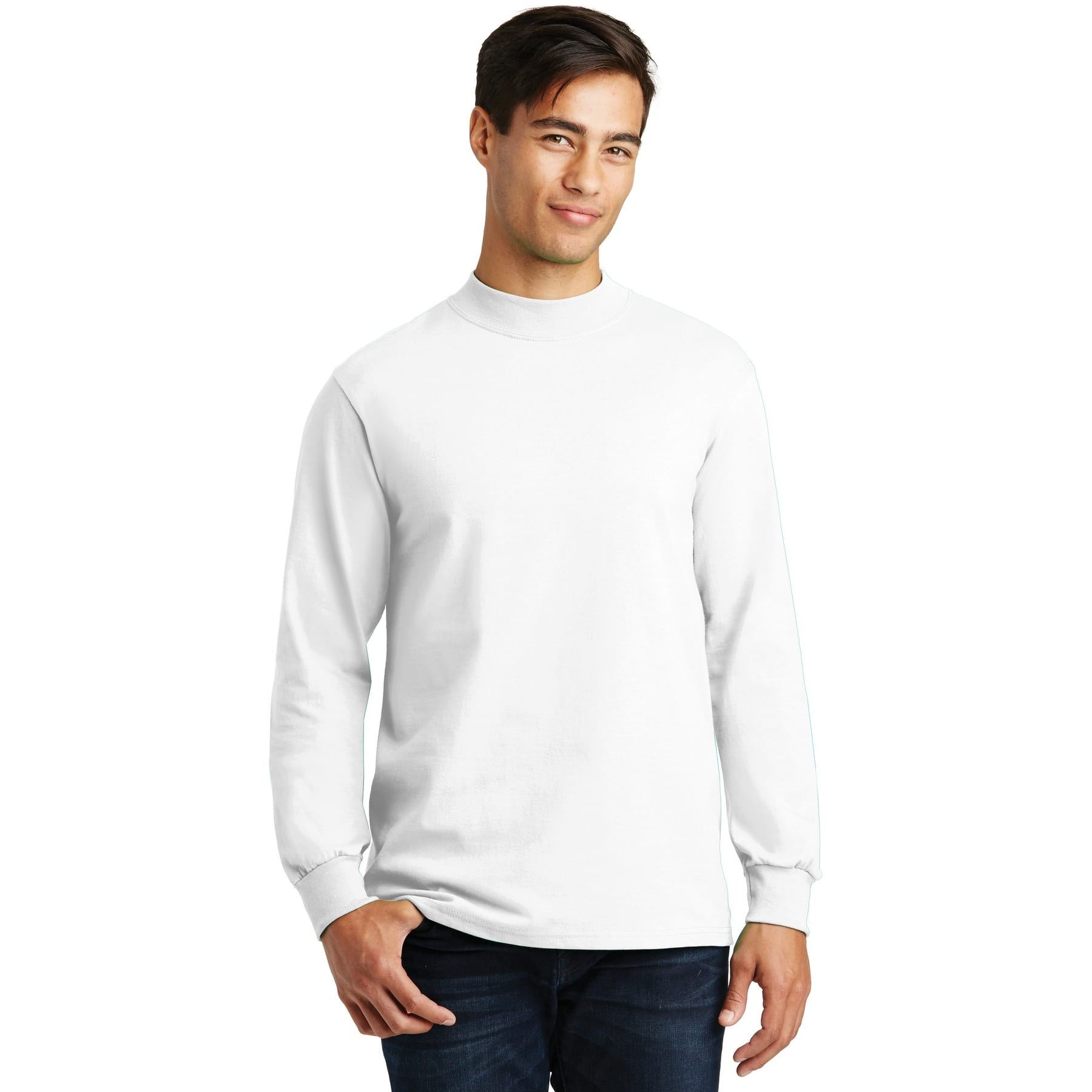 Port & Company Essential Mock Turtleneck