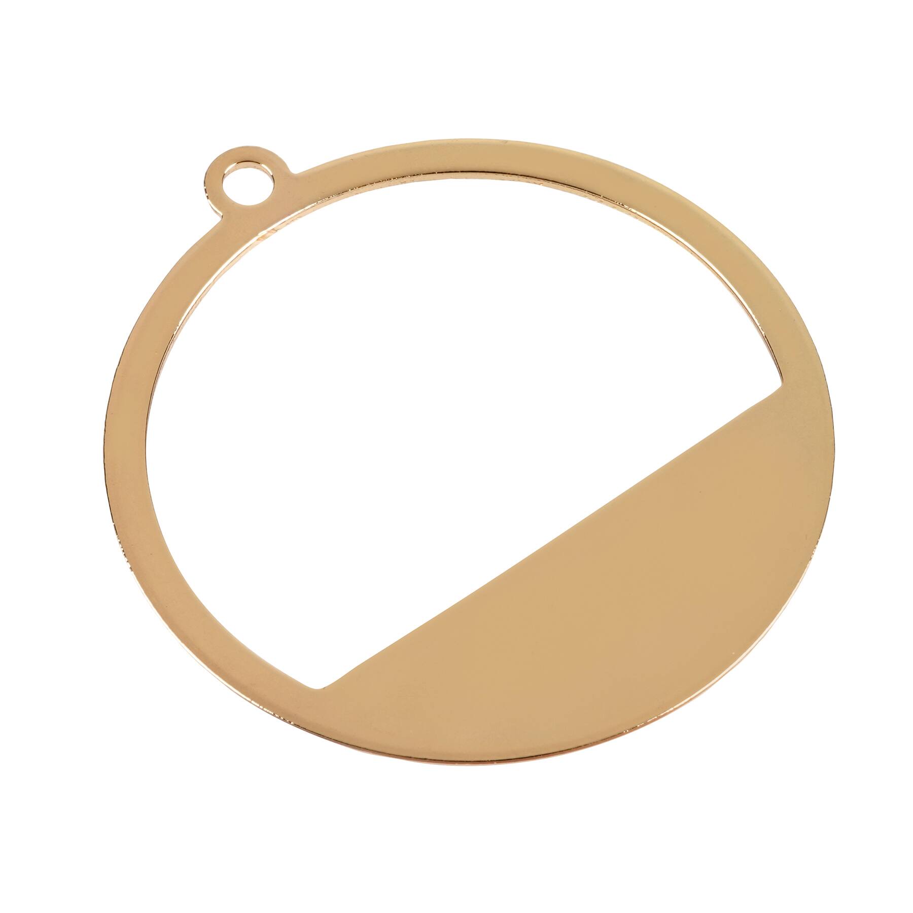 Metallic Circle Charms by Bead Landing™ Creation, 40mm