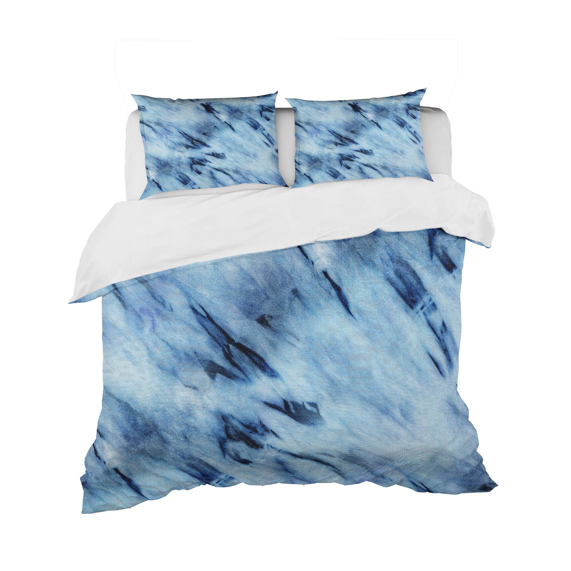 Designart &#x27;Tie Dye&#x27; Modern &#x26; Contemporary Bedding Set - Duvet Cover &#x26; Shams