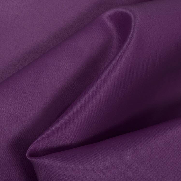Plum Matte Satin (Peau de Soie)