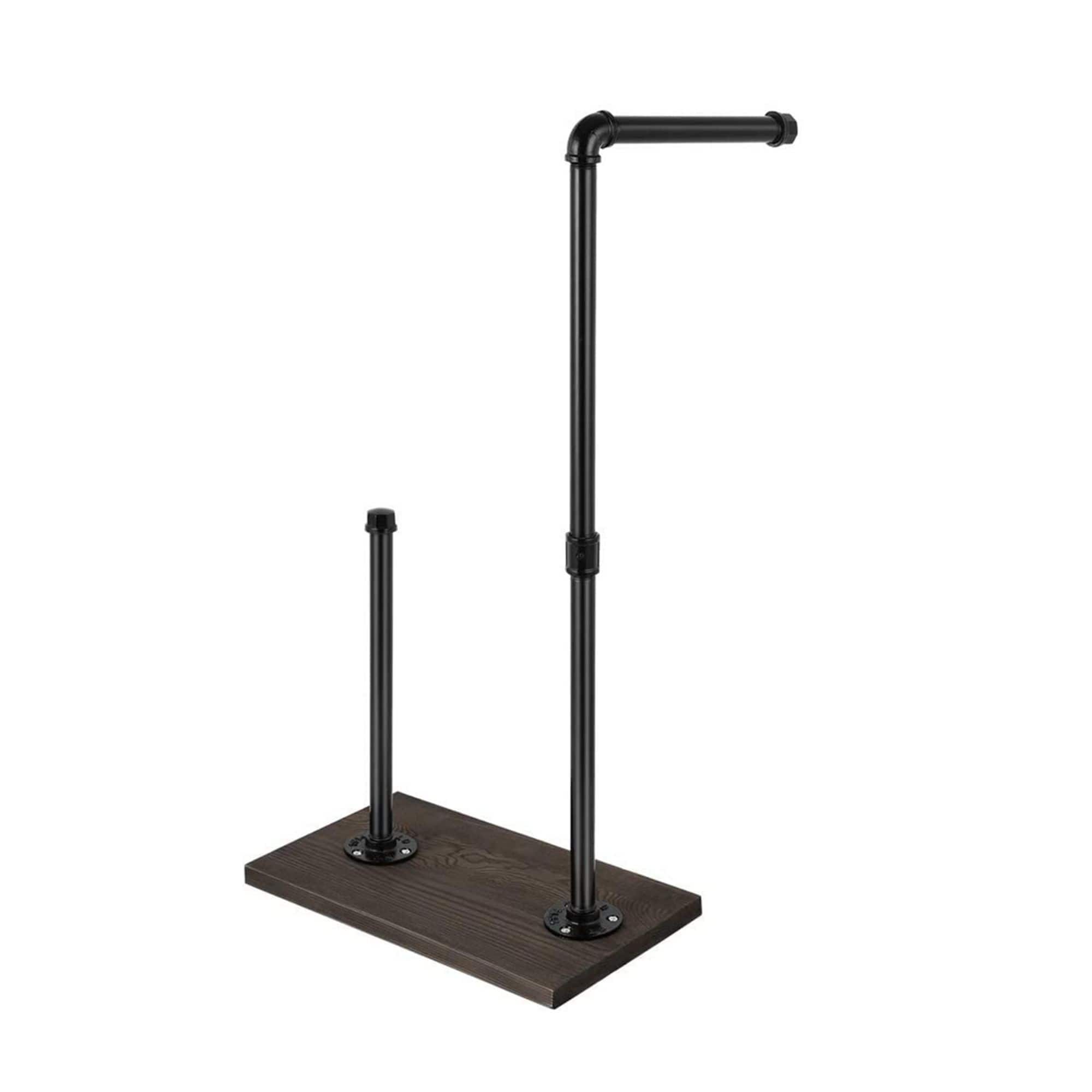 Black Freestanding Metal Toilet Paper Holder Stand by NEX | 6.8 x 22.9 x 6.8 | Michaels D722912S