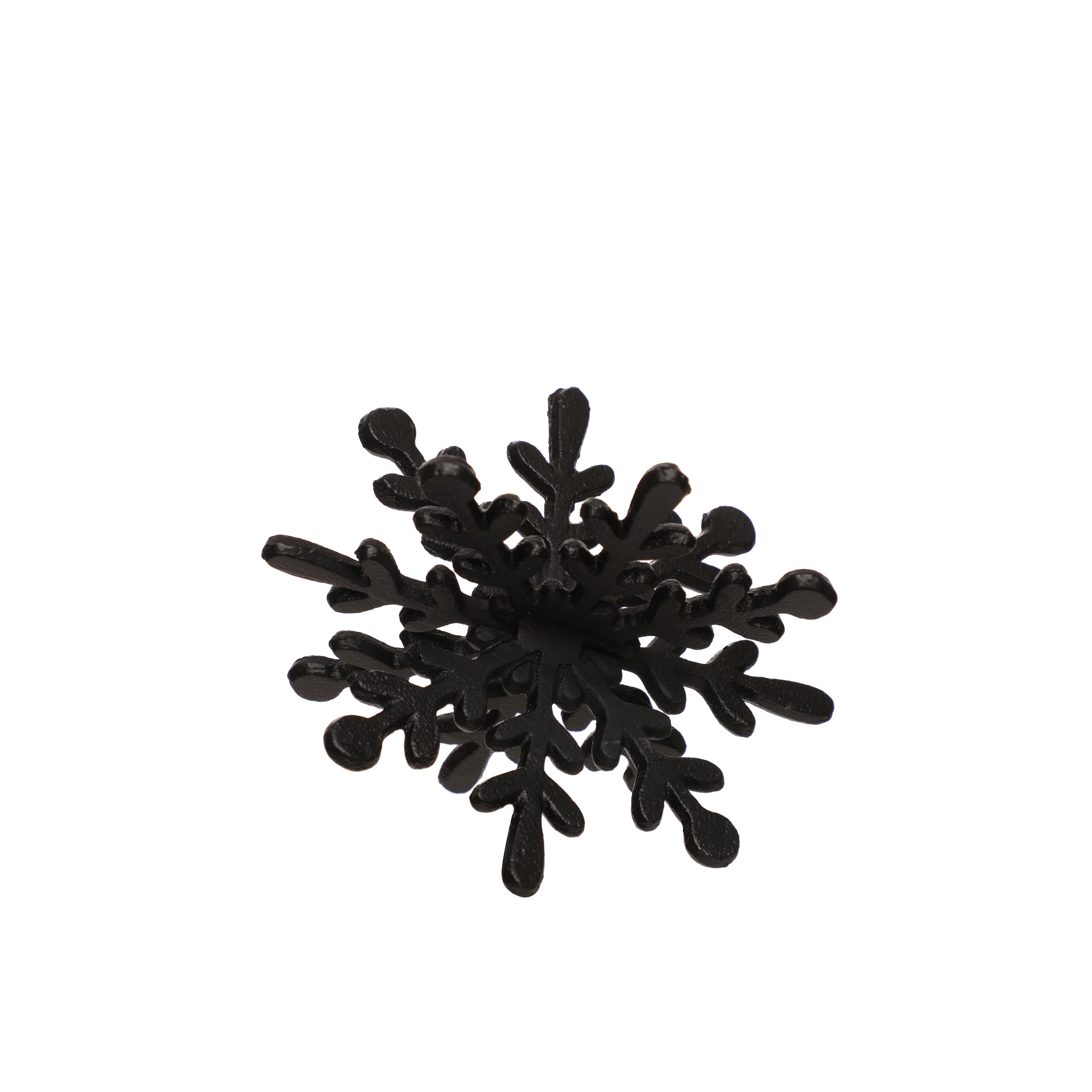 5.5&#x22; Black Snowflake Tabletop D&#xE9;cor by Ashland&#xAE;