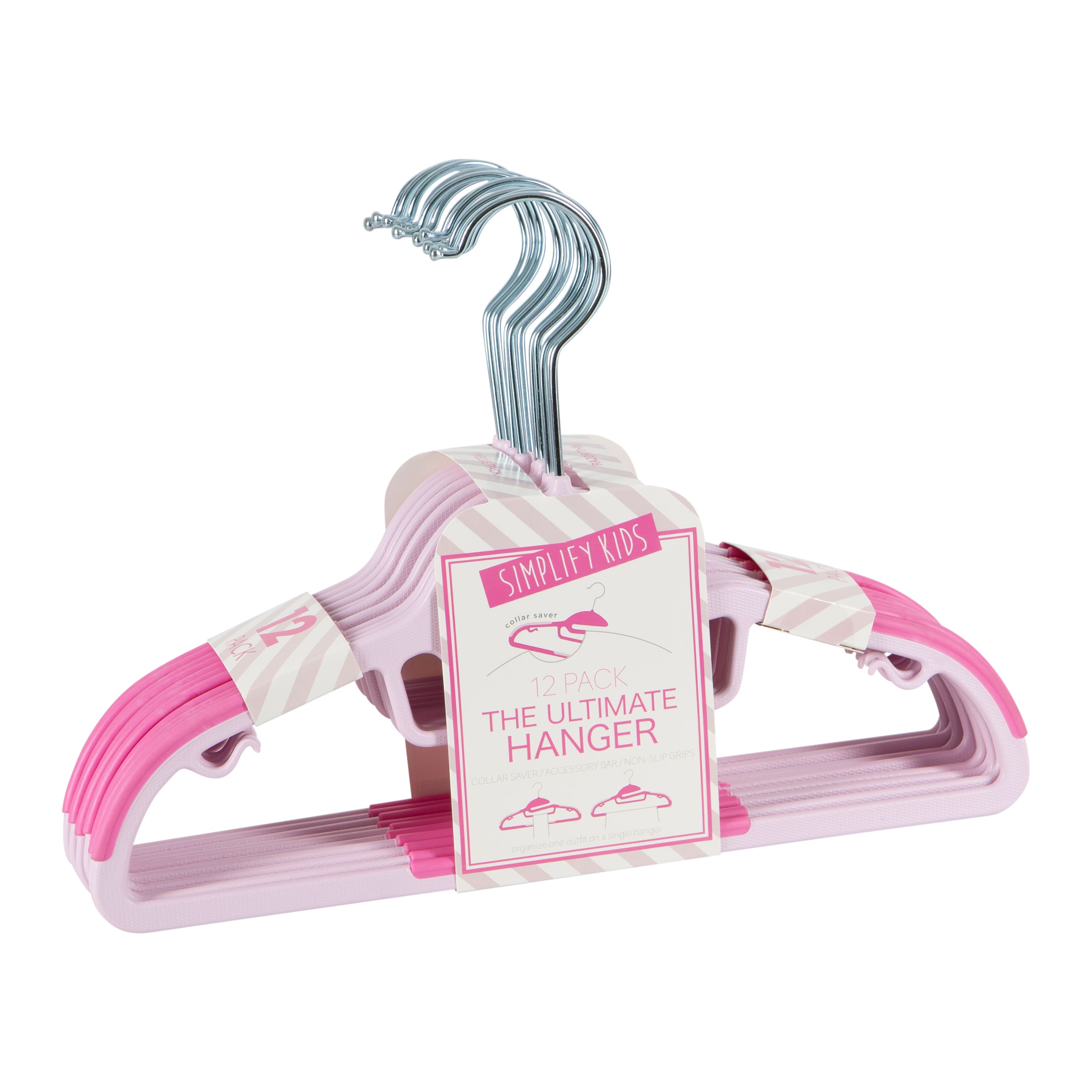 Simplify Kids Collar Saver Ultimate Hangers, 12ct.