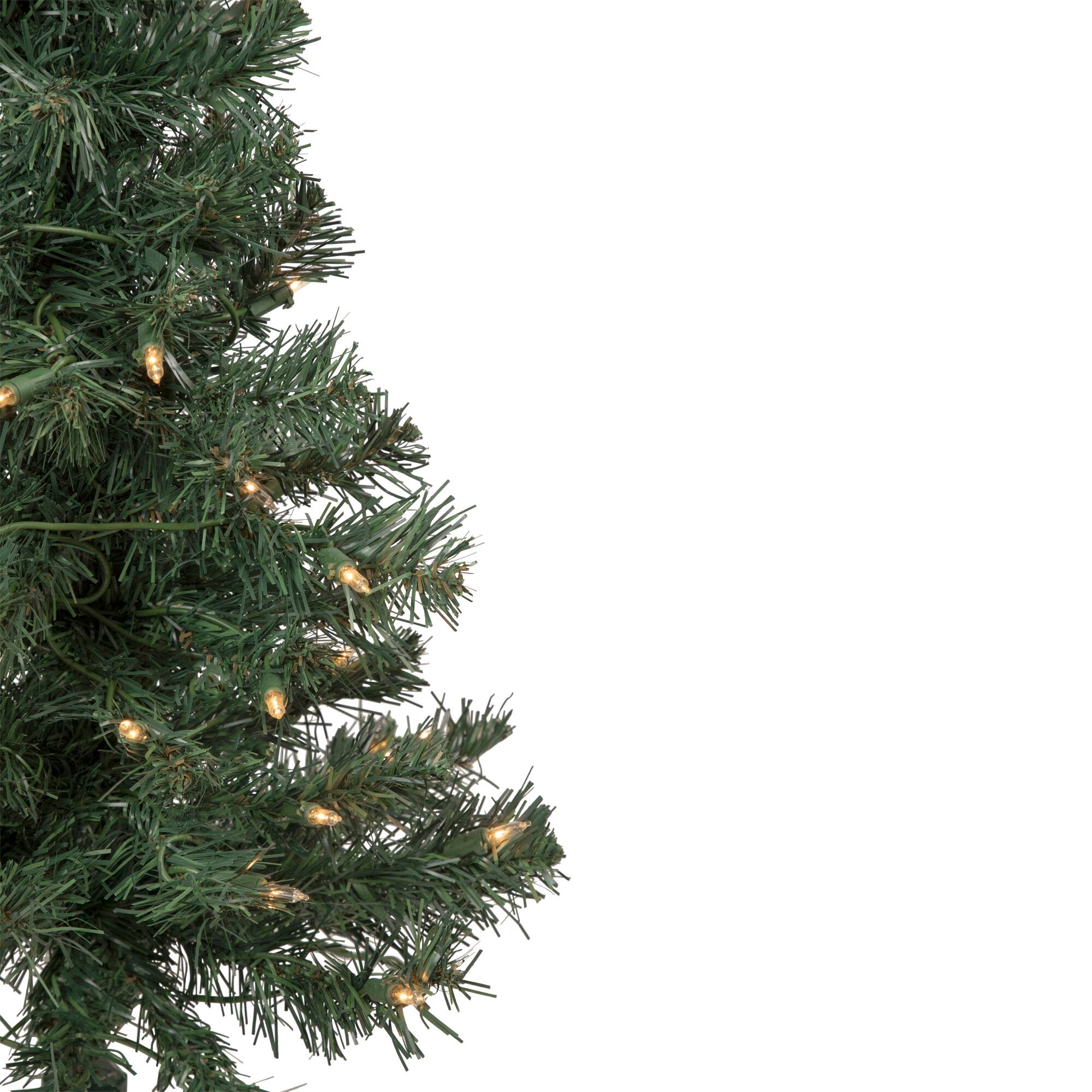 2ft. Pre-Lit Blackwater Fir Artificial Christmas Tree, Clear Lights