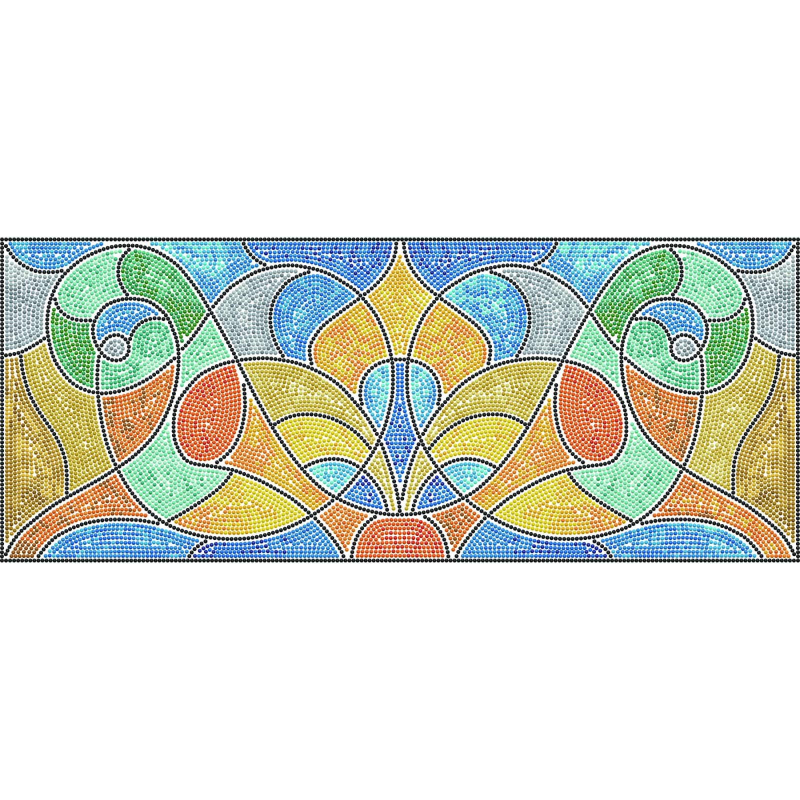Diamond Dotz&#xAE; Intermediate Stained Glass Study Diamond Facet Art Kit