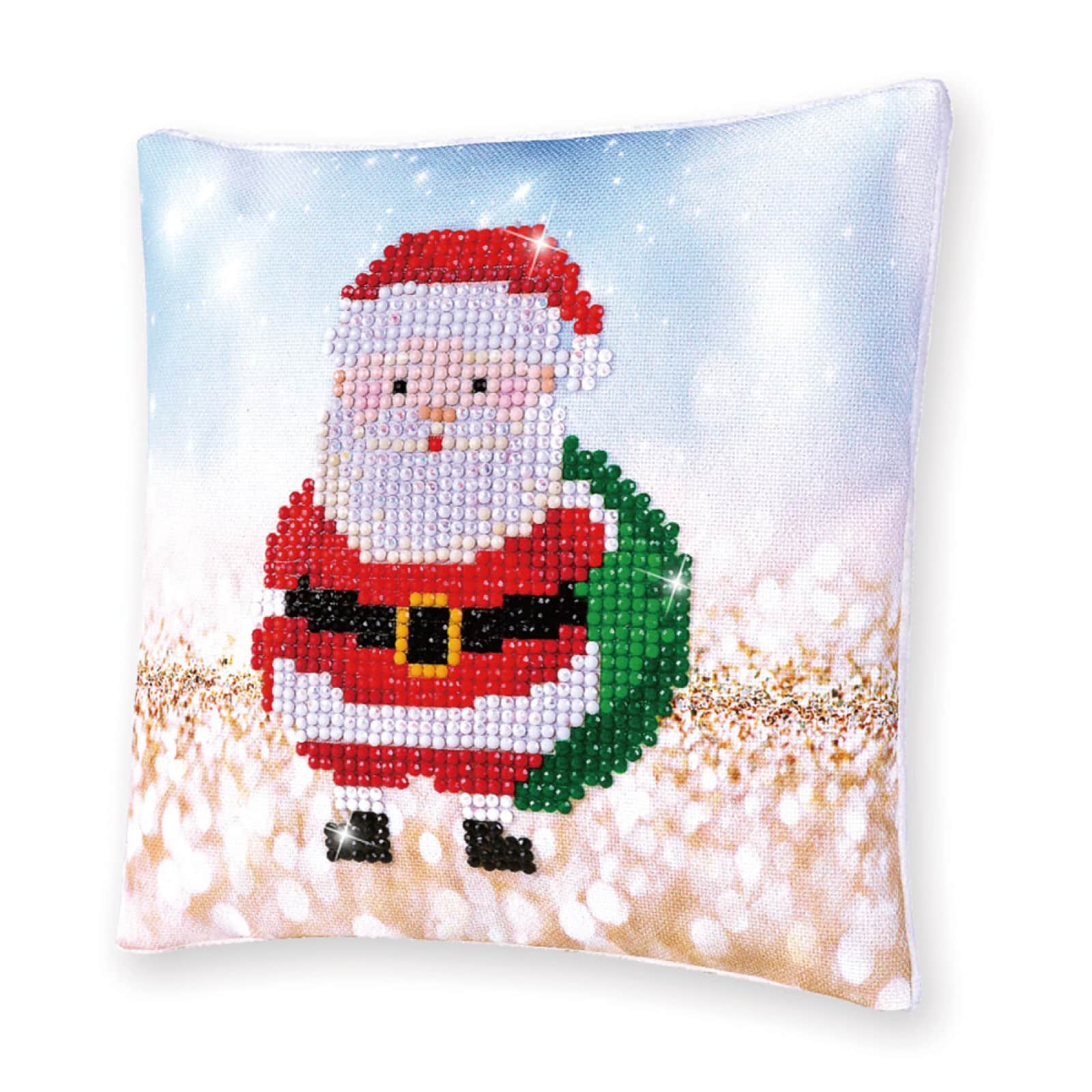 Diamond Dotz® Beginner Santa Claus Sack Decorative Mini Pillow Kit