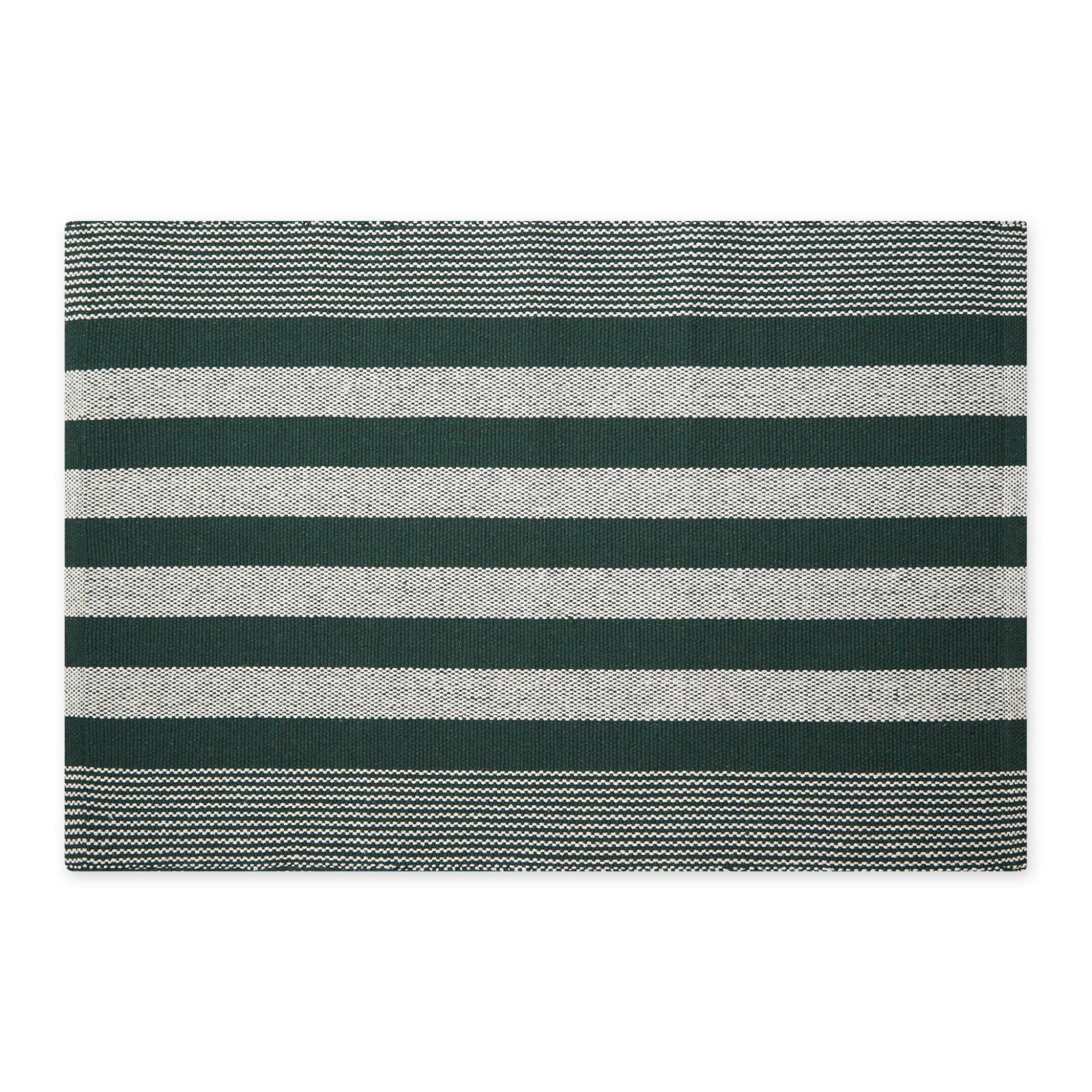 DII® Cabana Stripe Handwoven Recycled Yarn Rug, 2ft. x 3ft.