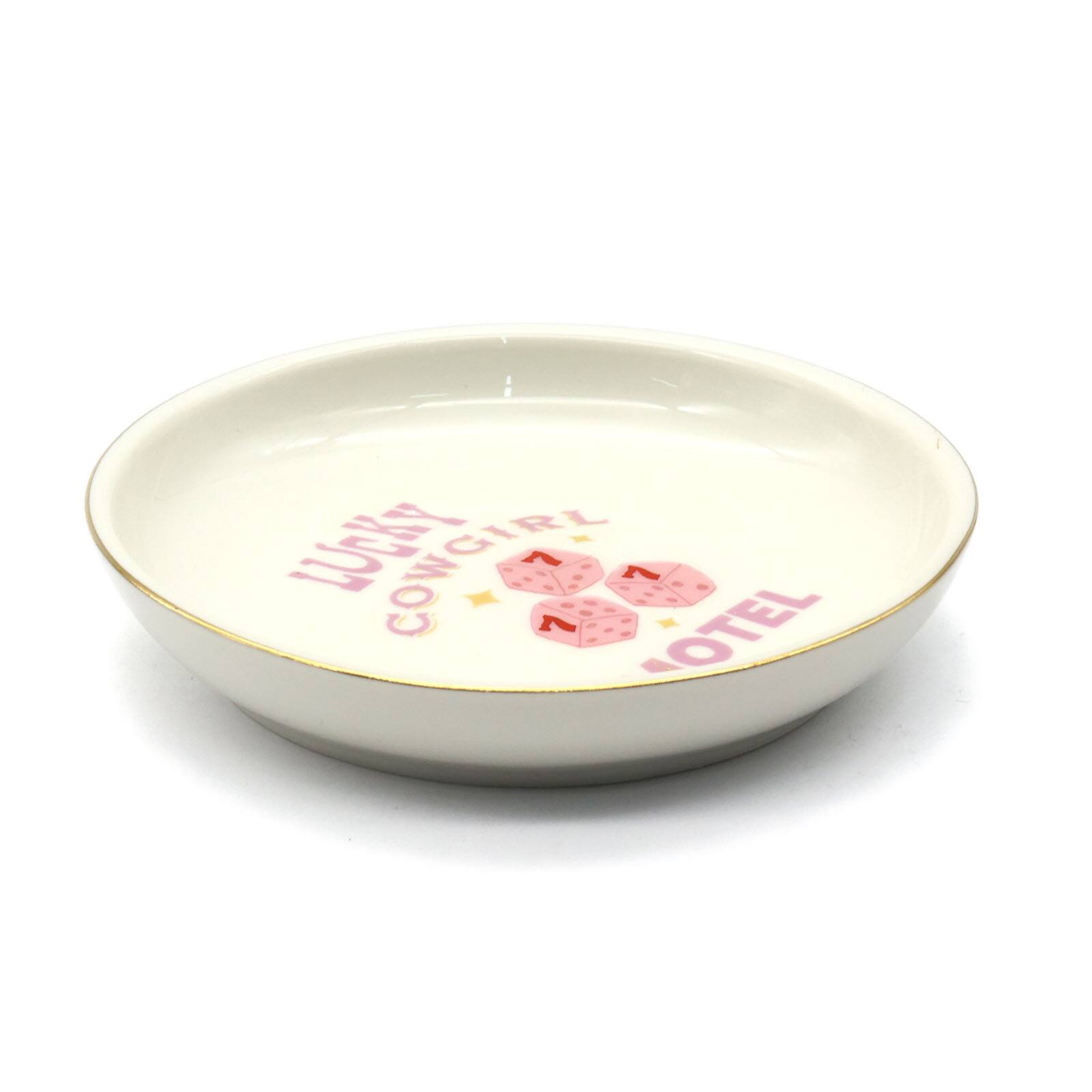 Assorted 4.25&#x22; Cowgirl Ceramic Trinket Dish by Fab Finds