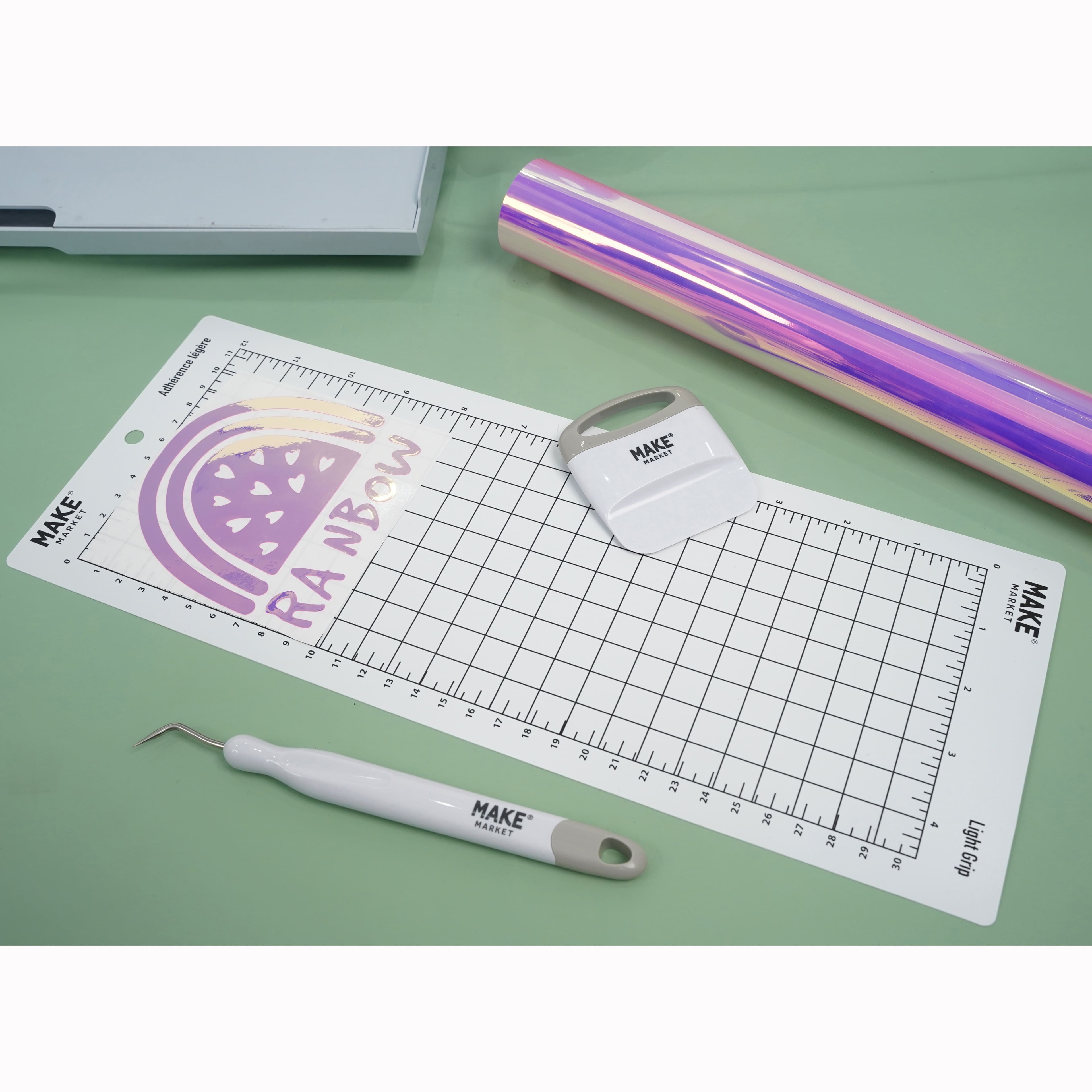 4.5" x 12" Light Grip Adhesive Cutting Mat by Make Market®