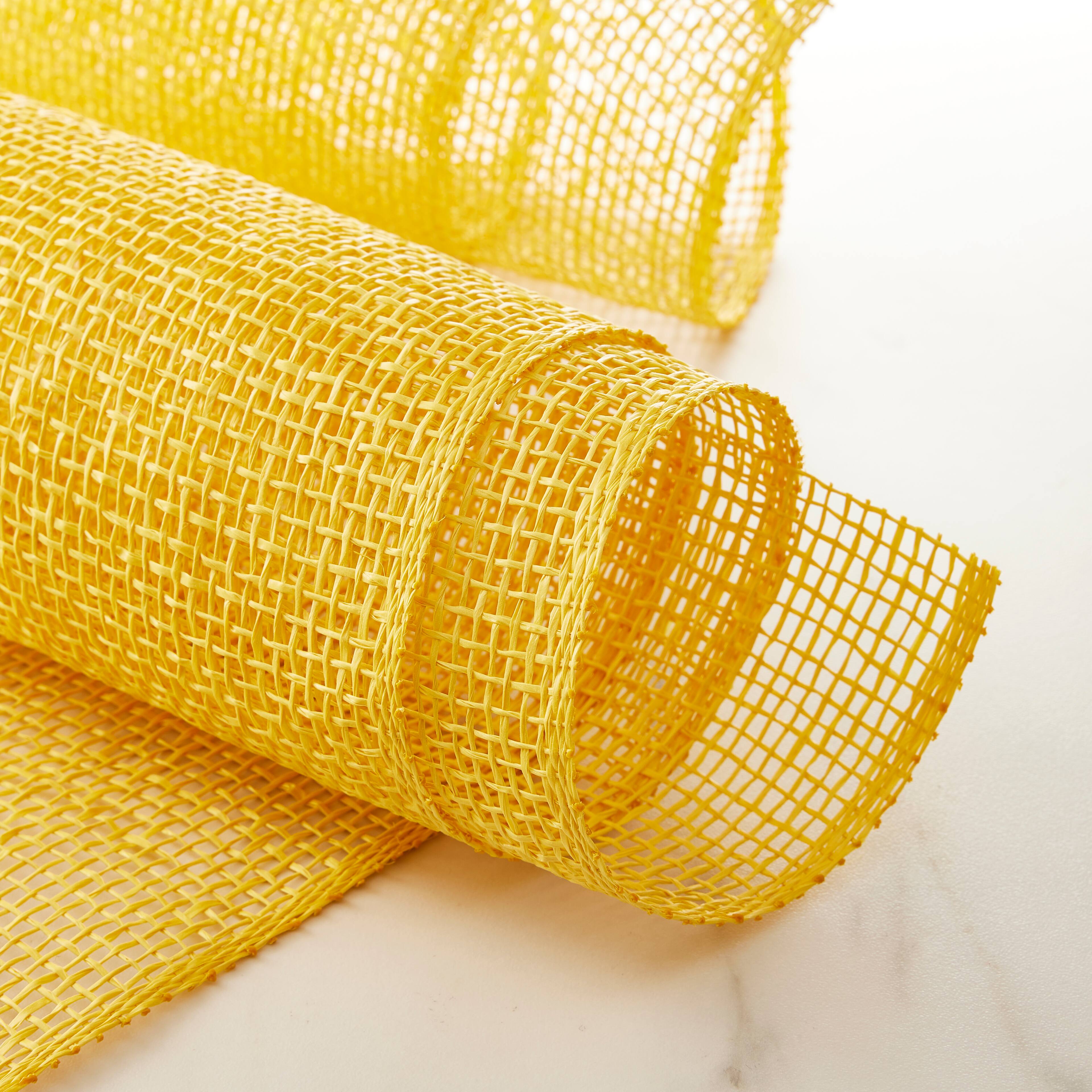 12 Pack: 10" x 19ft. Daffodil Poly Burlap Mesh by Celebrate It™