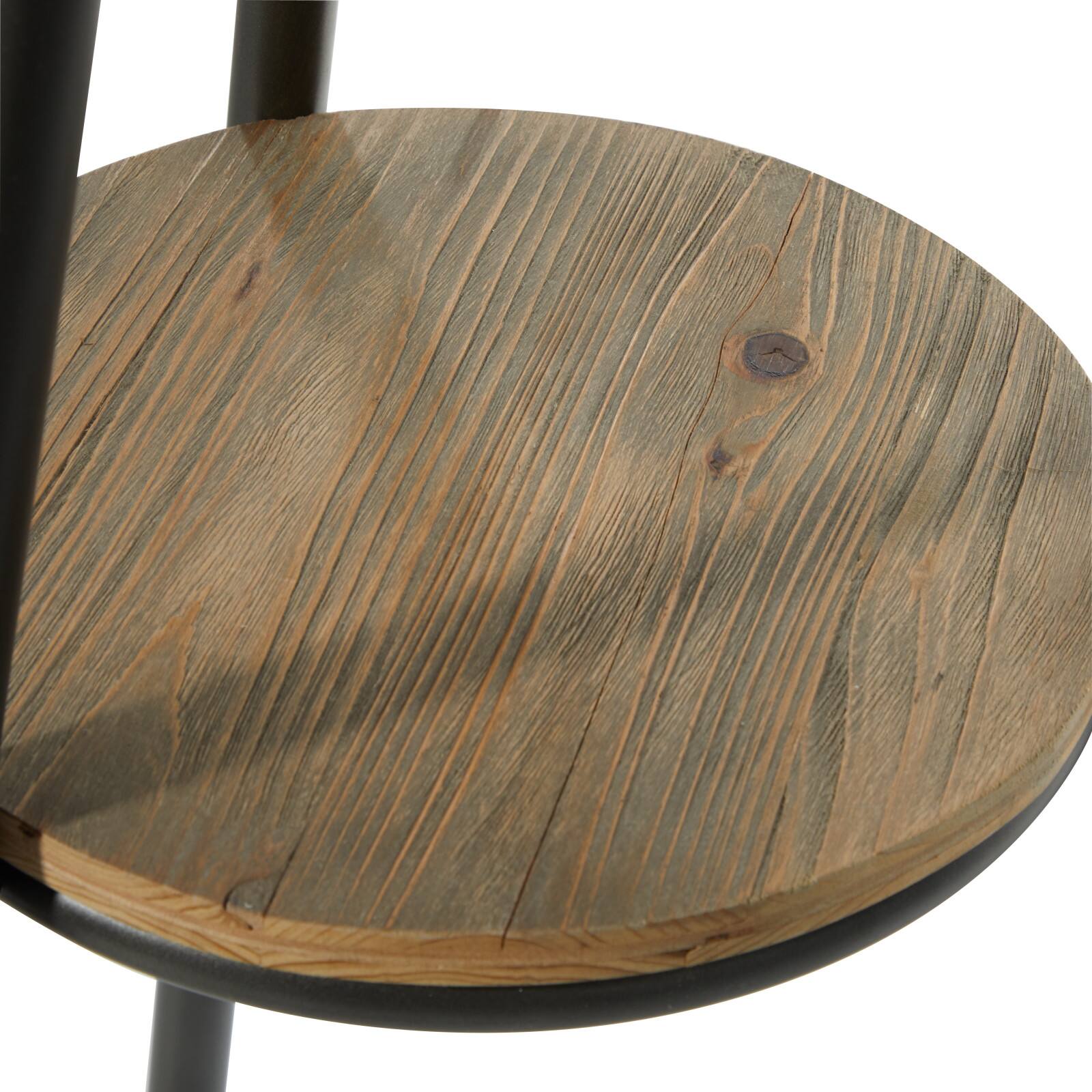 72" Gray Metal Modern Coat Rack