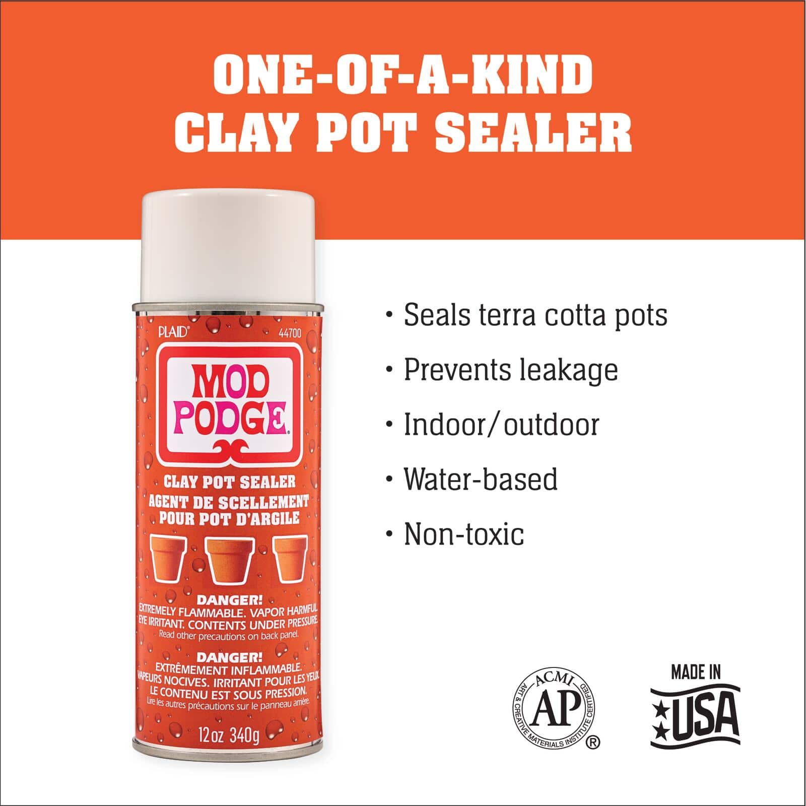 Mod Podge&#xAE; Clay Pot Sealer
