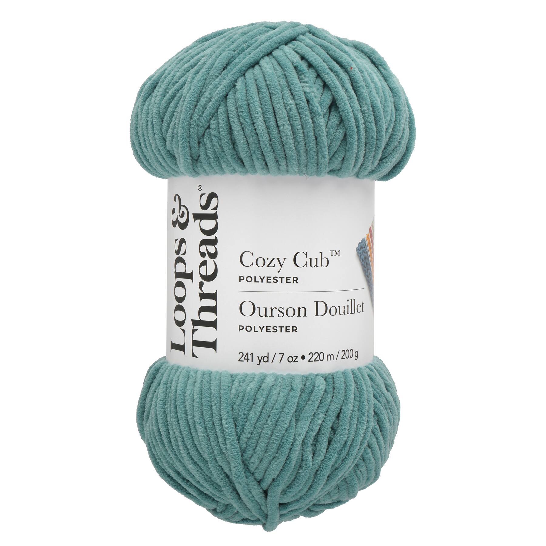 Cozy Cub™ Yarn by Loops & Threads®, Color: Medium Blue | Michaels