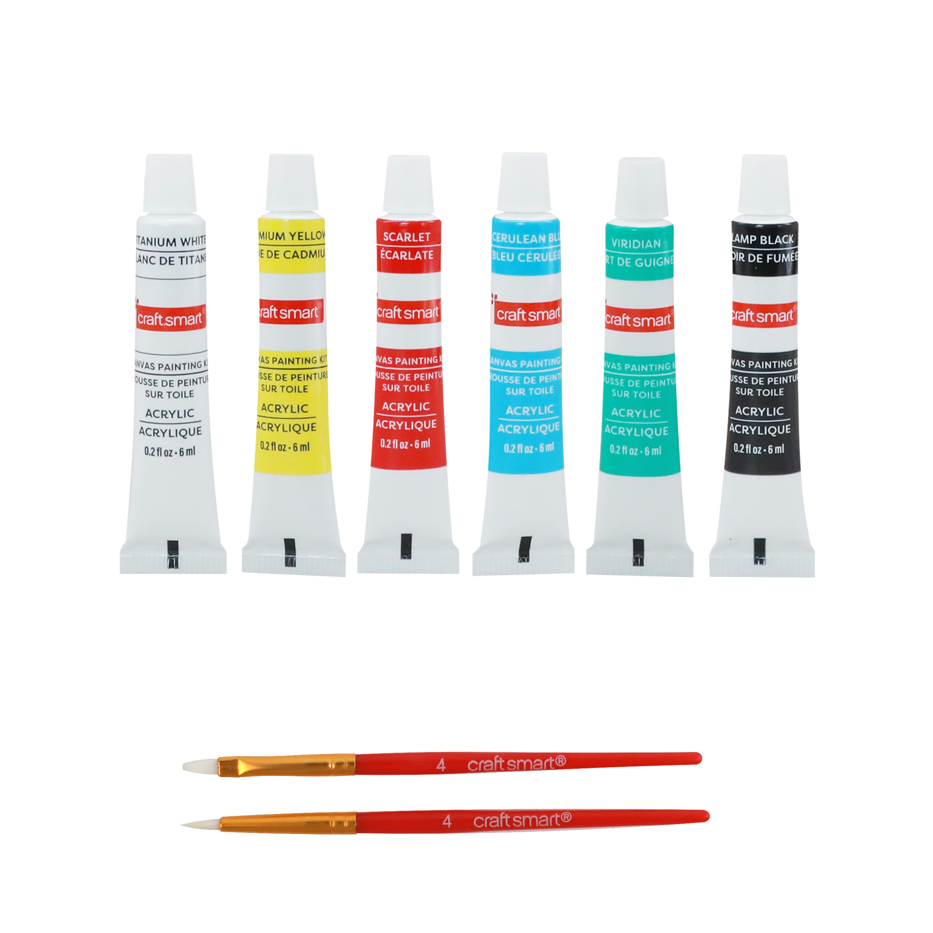 4&#x22; x 4&#x22; Moths Canvas Painting Kit by Craft Smart&#xAE;