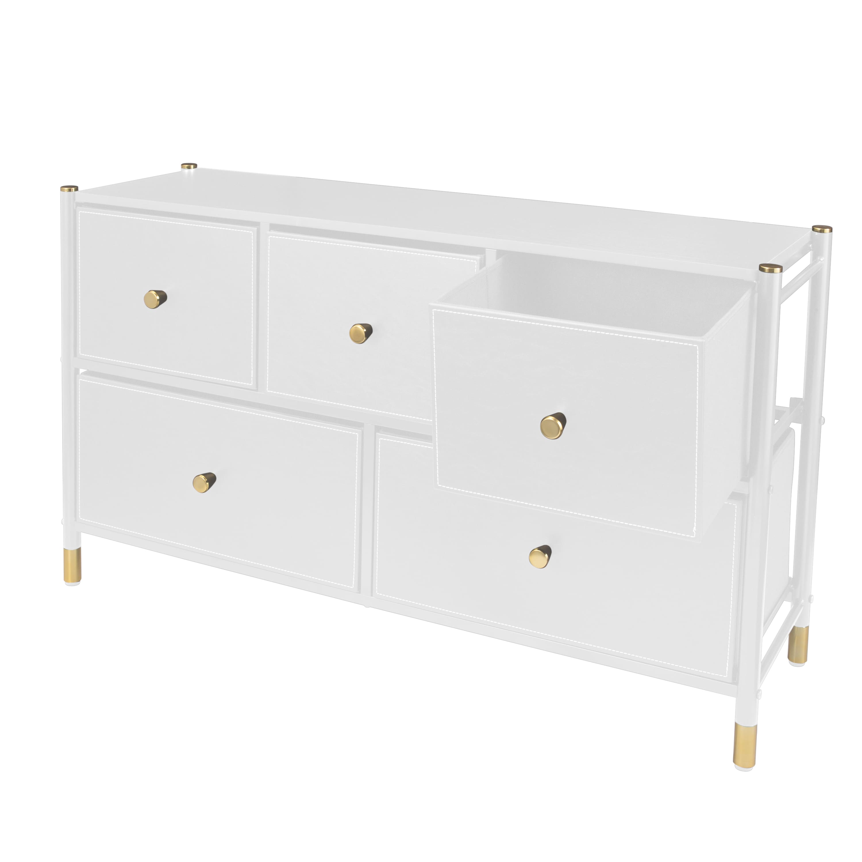 Simplify 5 Drawer Luxury Dresser