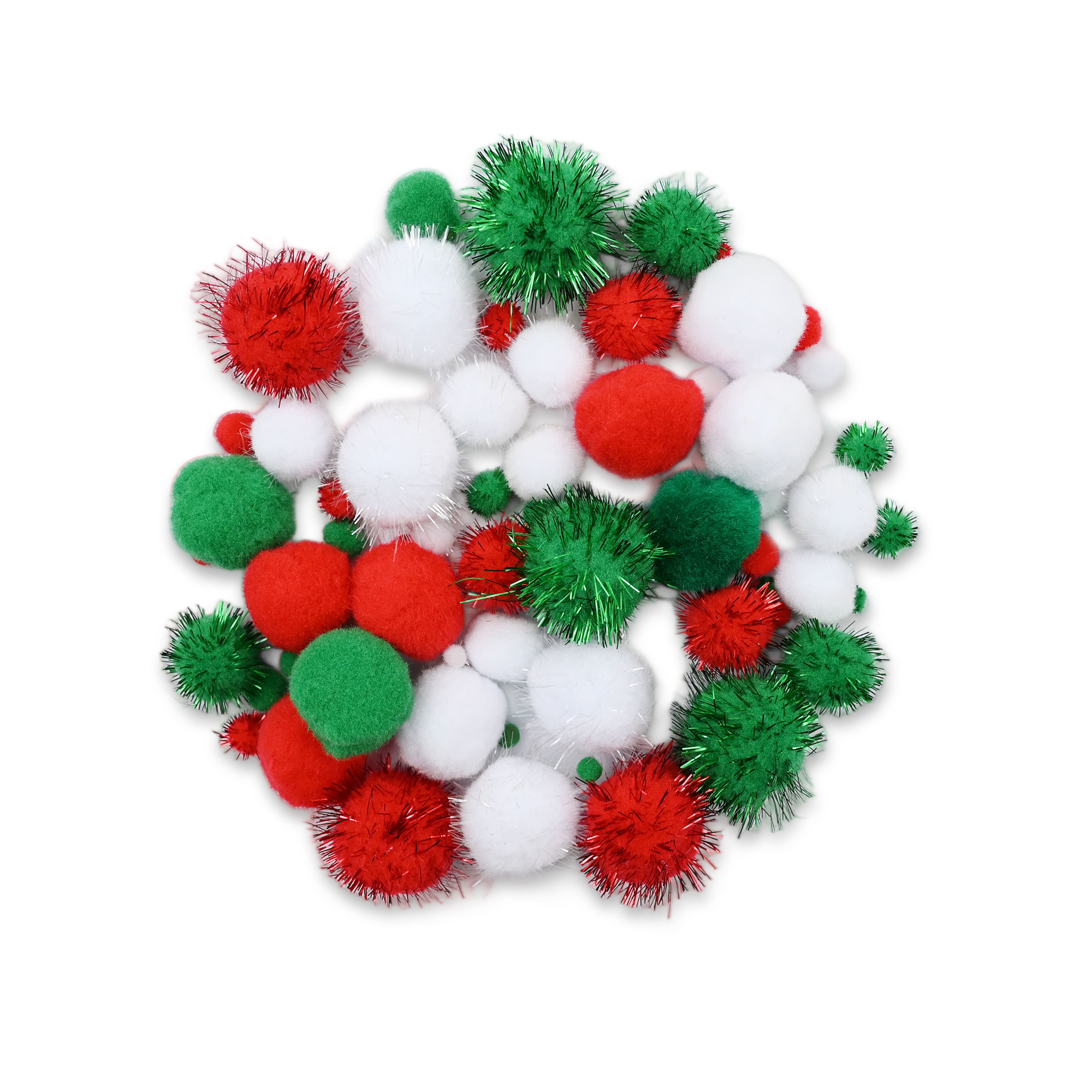 Traditional Christmas Pom Poms by Creatology&#x2122;