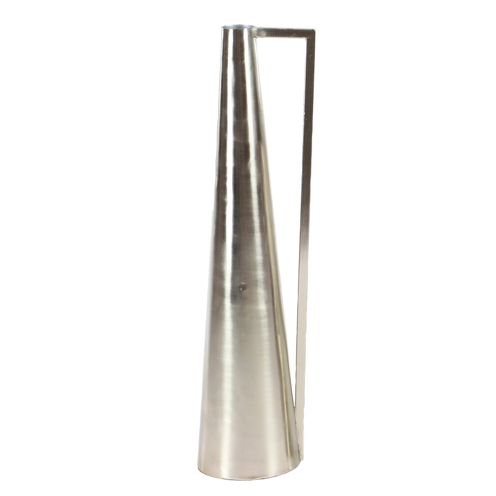 Silver Metal Glam Vase Set
