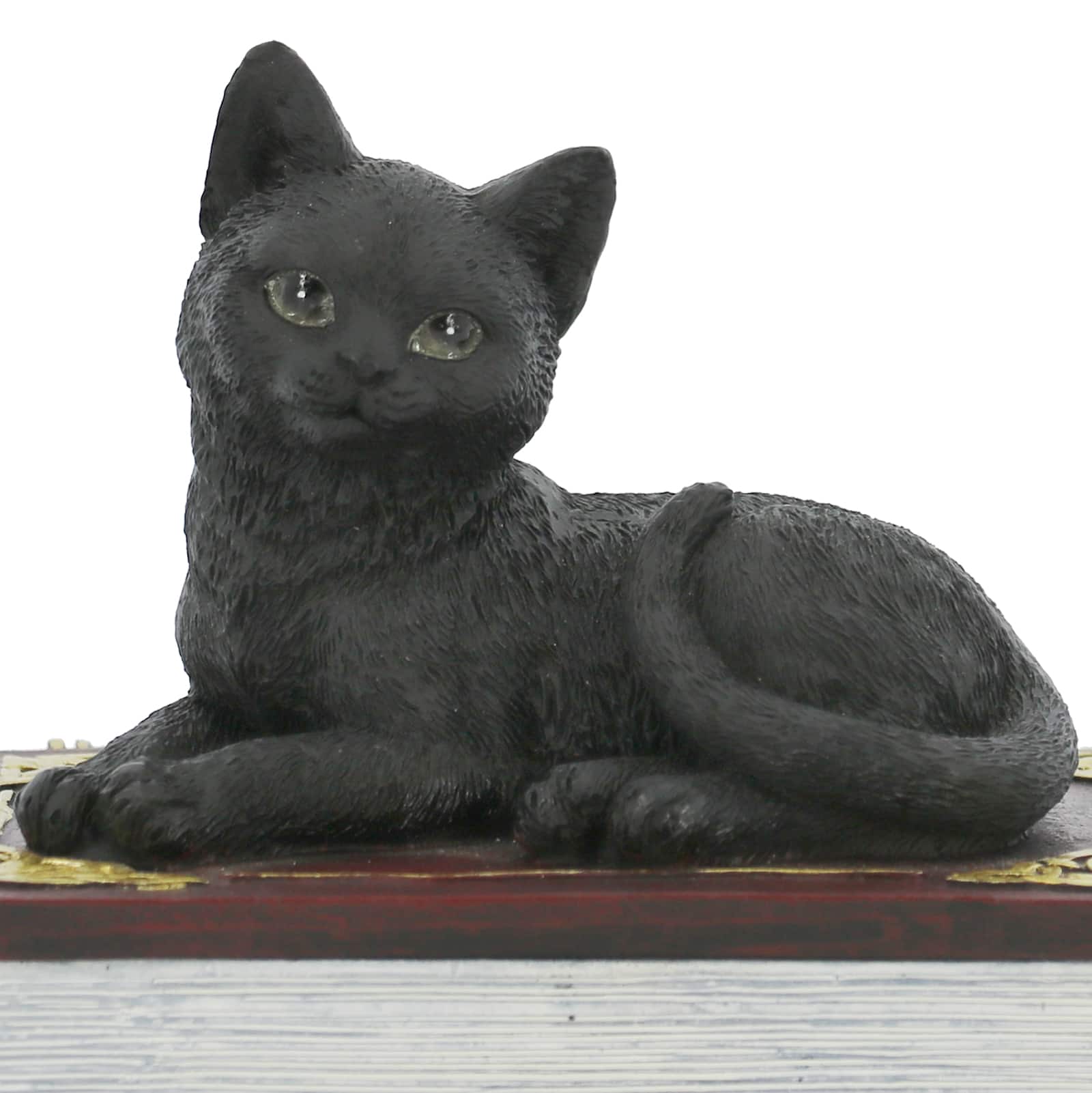 4.5&#x22; Black Cat with Books Tabletop D&#xE9;cor by Ashland&#xAE;