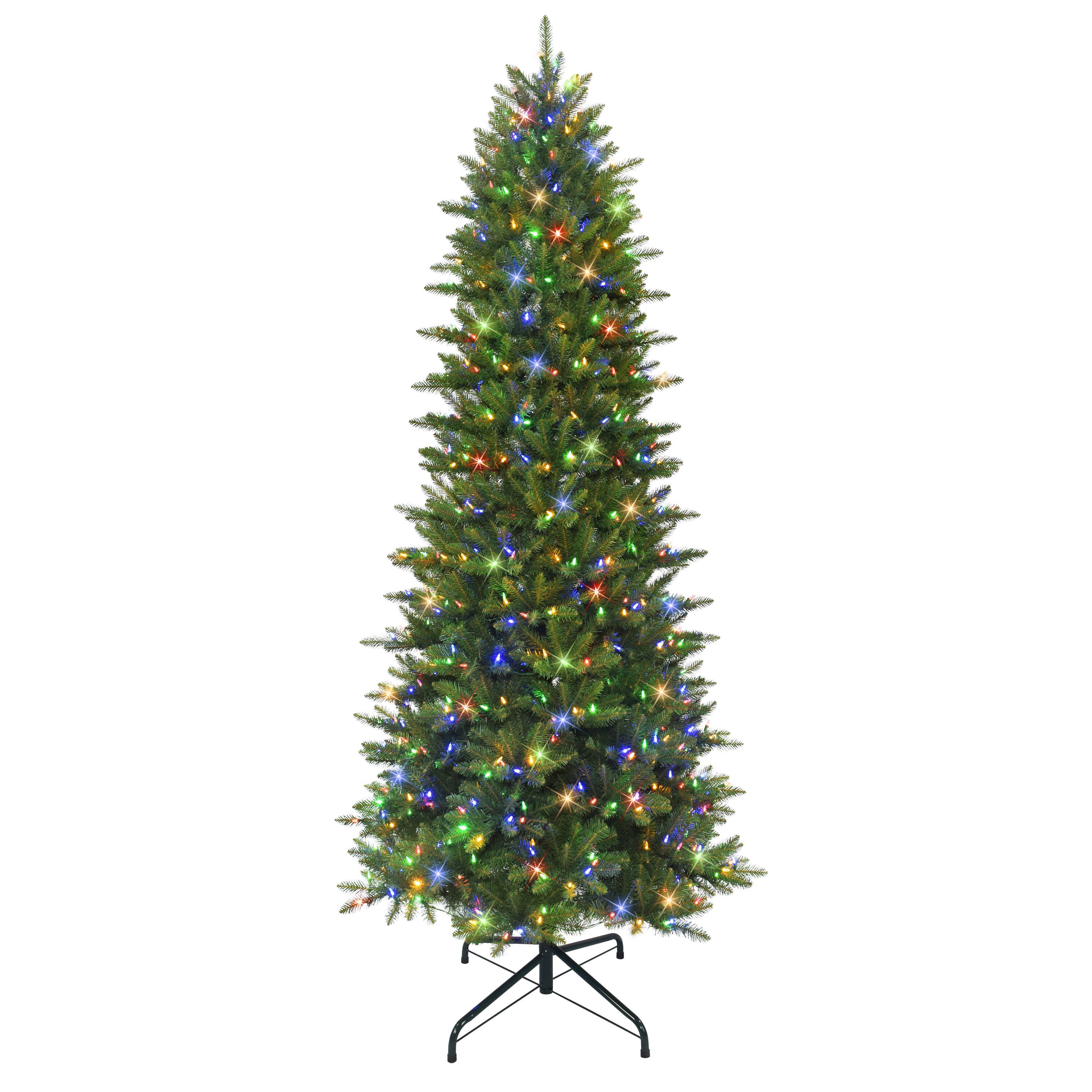 10ft. Pre-Lit Fraser Fir Artificial Christmas Tree, Color Select LED Lights