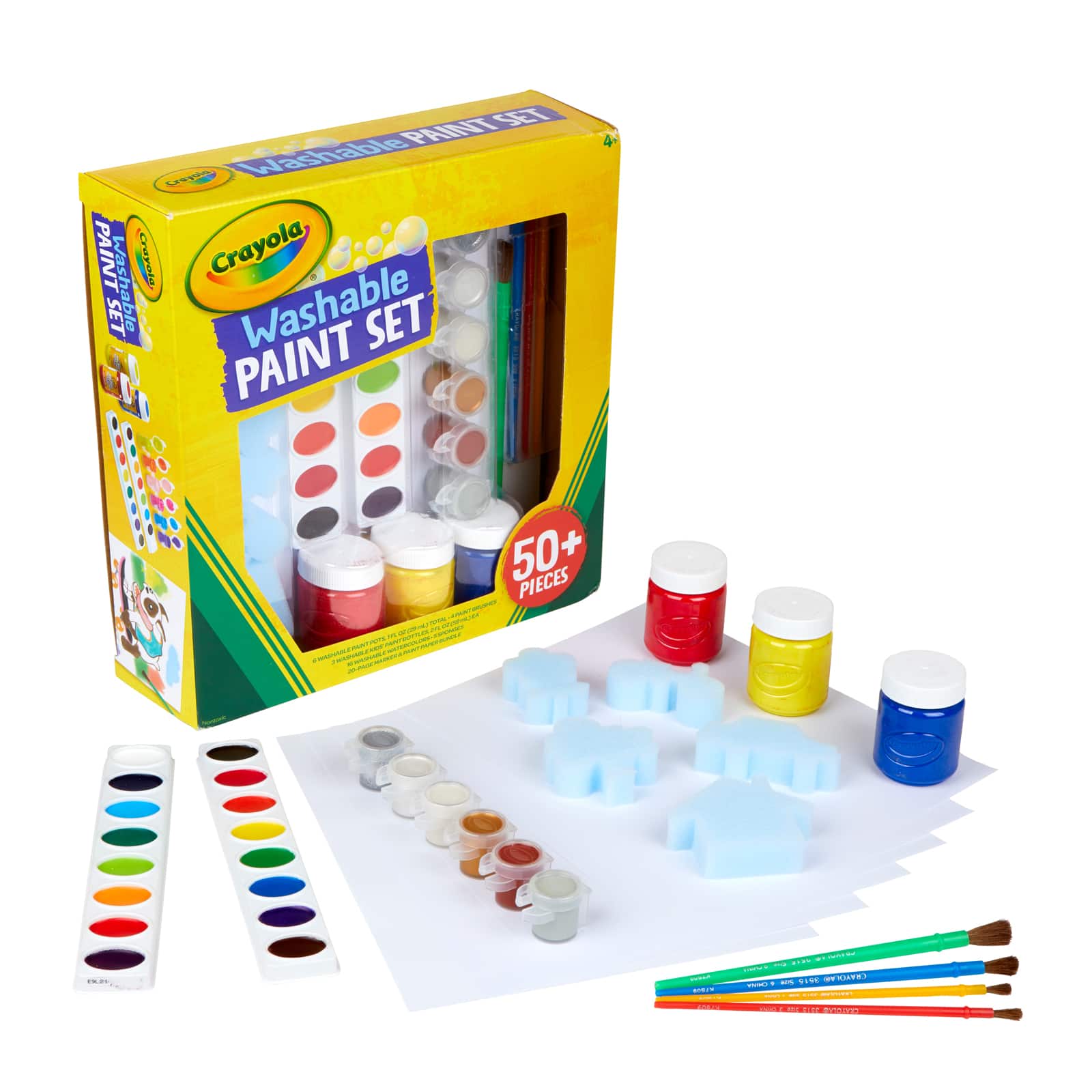 8 Pack: Crayola® Washable Paint 50 Piece Set