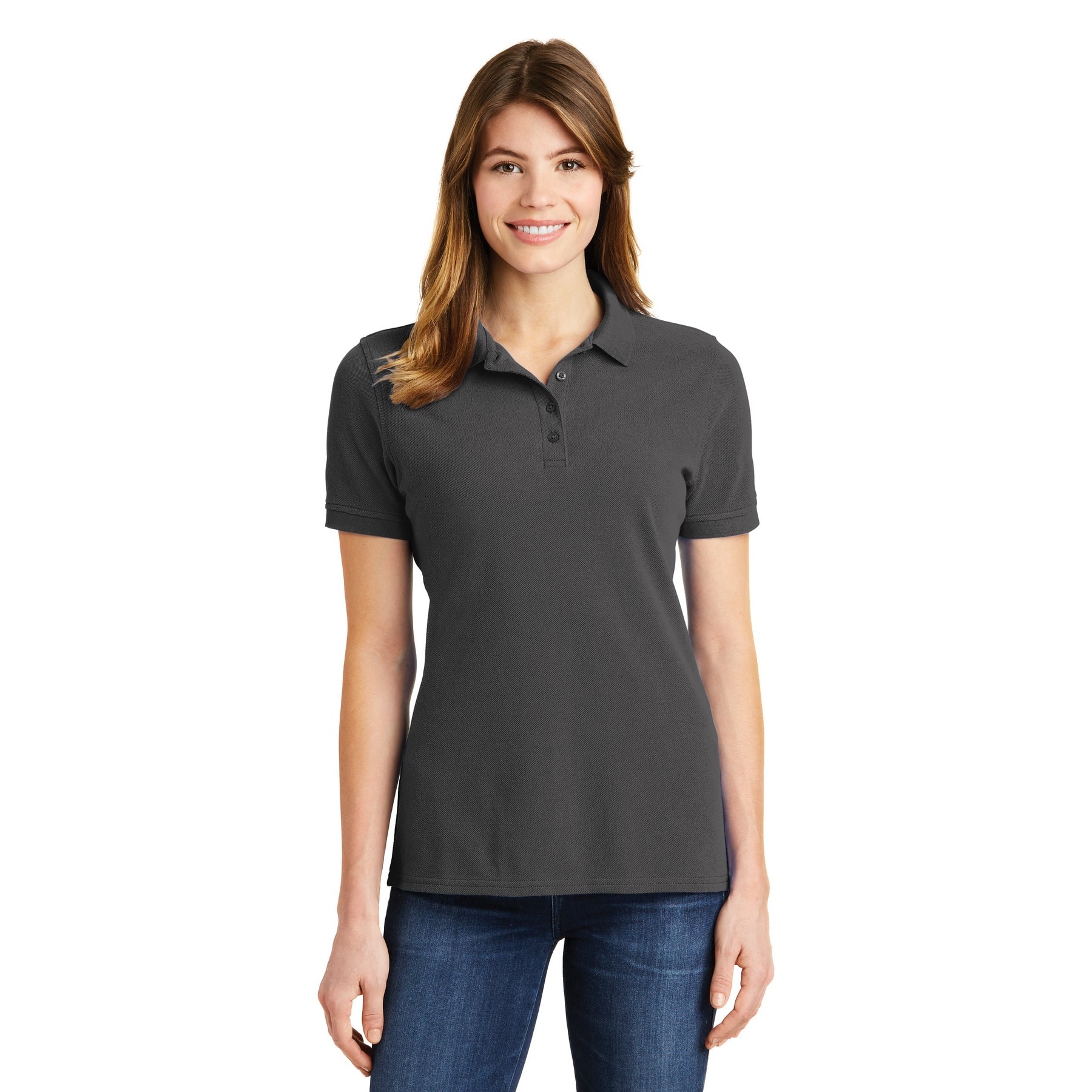 Port & Company® Combed Ring Spun Ladies Pique Polo