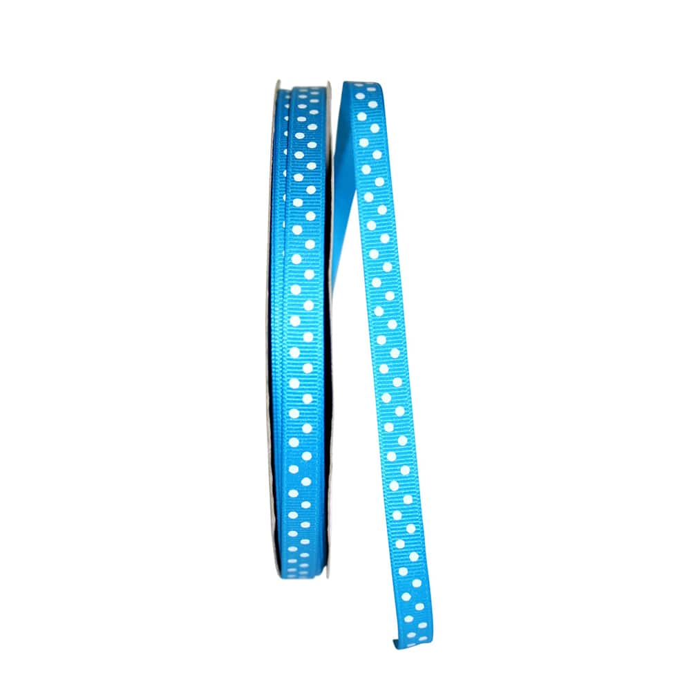 JAM Paper 3/8"x 50yd. Grosgrain Confetti Dots Ribbon