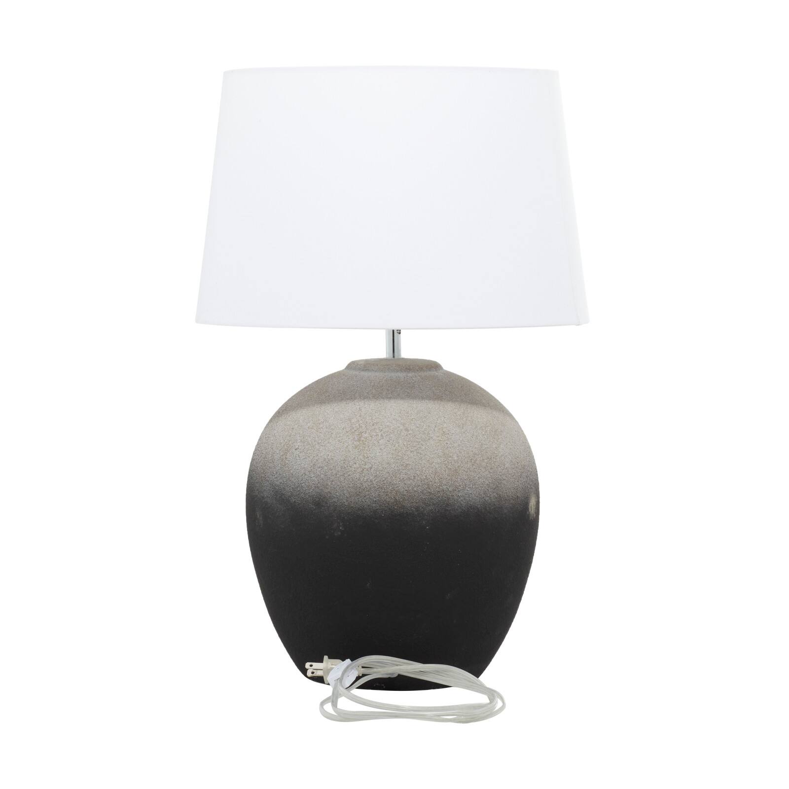 23'' Black Ceramic Transitional Table Lamp