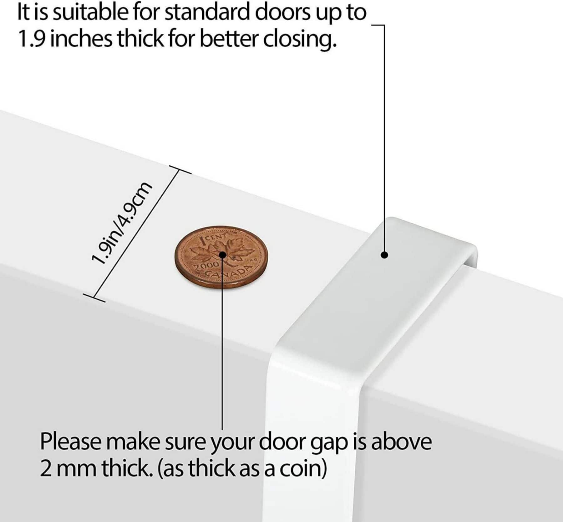 NEX™ White Over The Door Hanging Organizer Rack