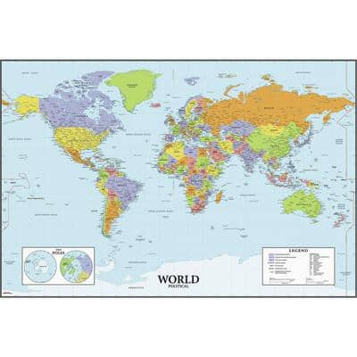 RoomMates World Map Dry Erase Peel & Stick Giant Decals | Michaels