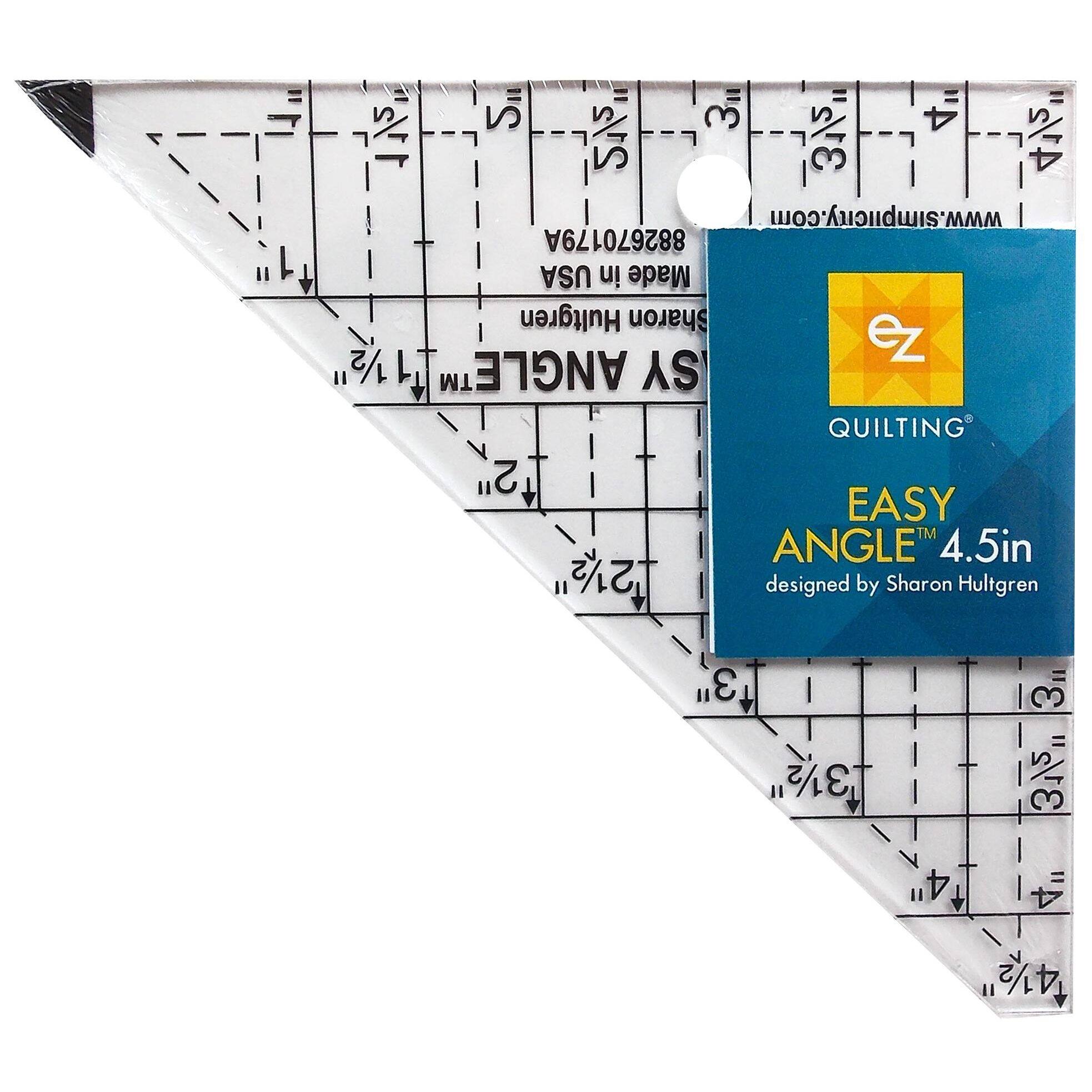 EZ Quilting Acrylic Template Easy Angle, 4.5 - D616124S - Arts and Crafts Purchase the EZ Quilting Acrylic Template Easy Ang sku D616124S