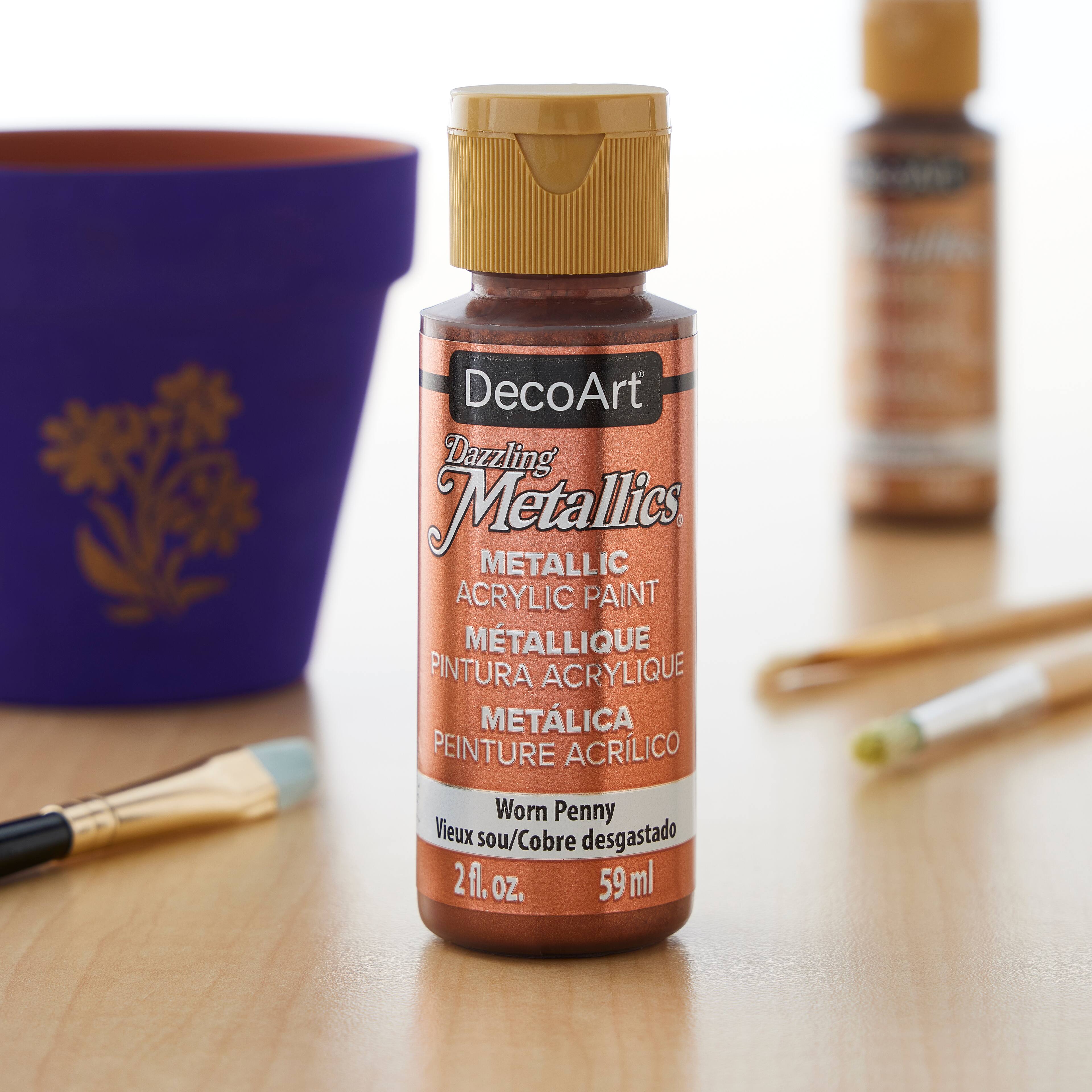 12 Pack: DecoArt® Dazzling Metallics® Paint, 2oz.