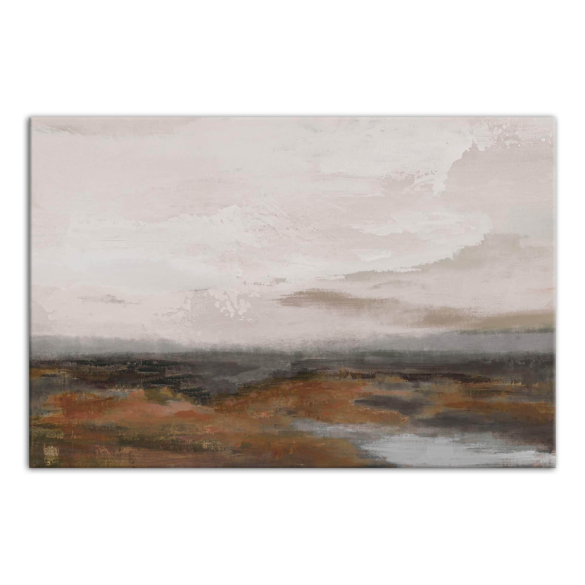 Moody Riverscape 24" x 16" Canvas Wall Art