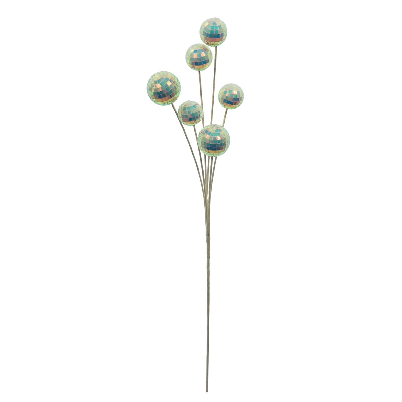 30&#x22; Iridescent Disco Balls Stem by Ashland&#xAE;