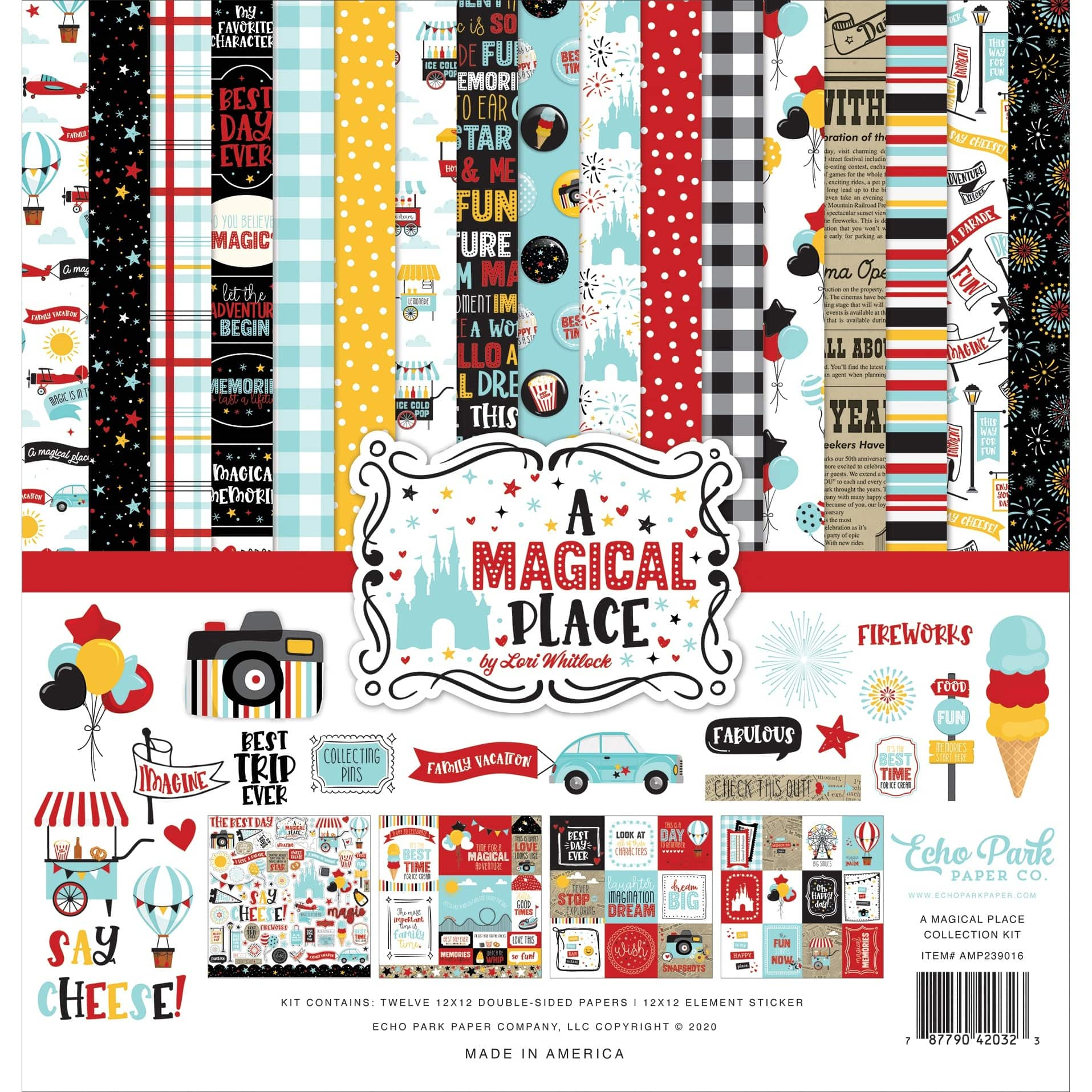 Echo Park&#x2122; Paper Co. A Magical Place Collection Kit, 12&#x22; x 12&#x22;