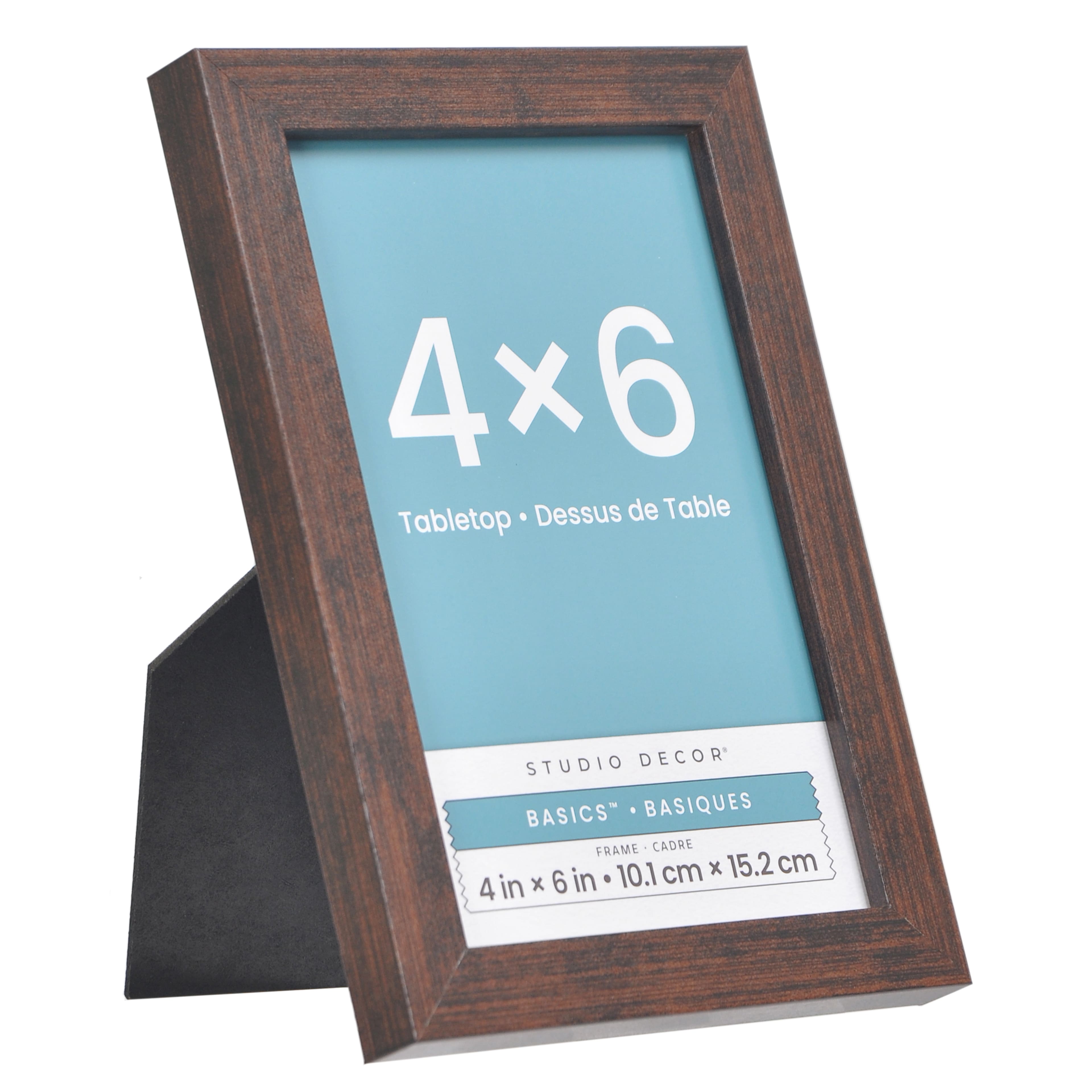 Basics&#x2122; Woodgrain Tabletop Linear Frame by Studio D&#xE9;cor&#xAE;