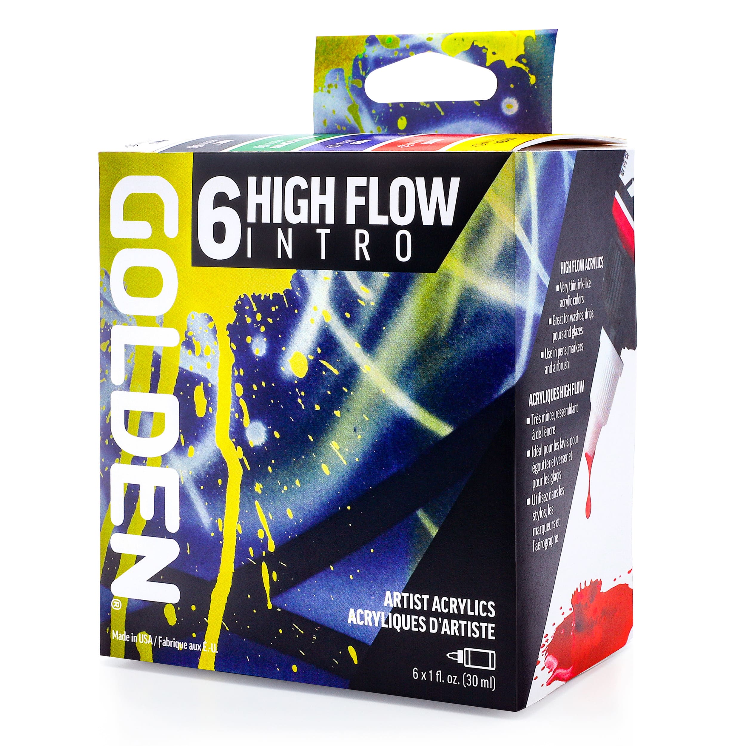 Golden® High Flow Acrylics 6 Colour Intro Set