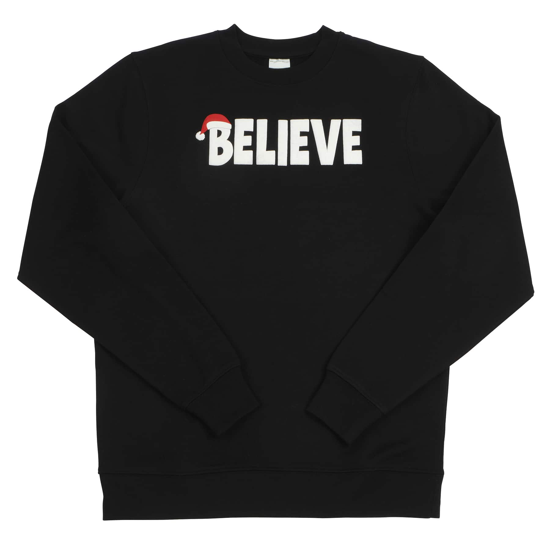 Black Believe Adult Crew Neck Sweatshirt by Celebrate It&#x2122;