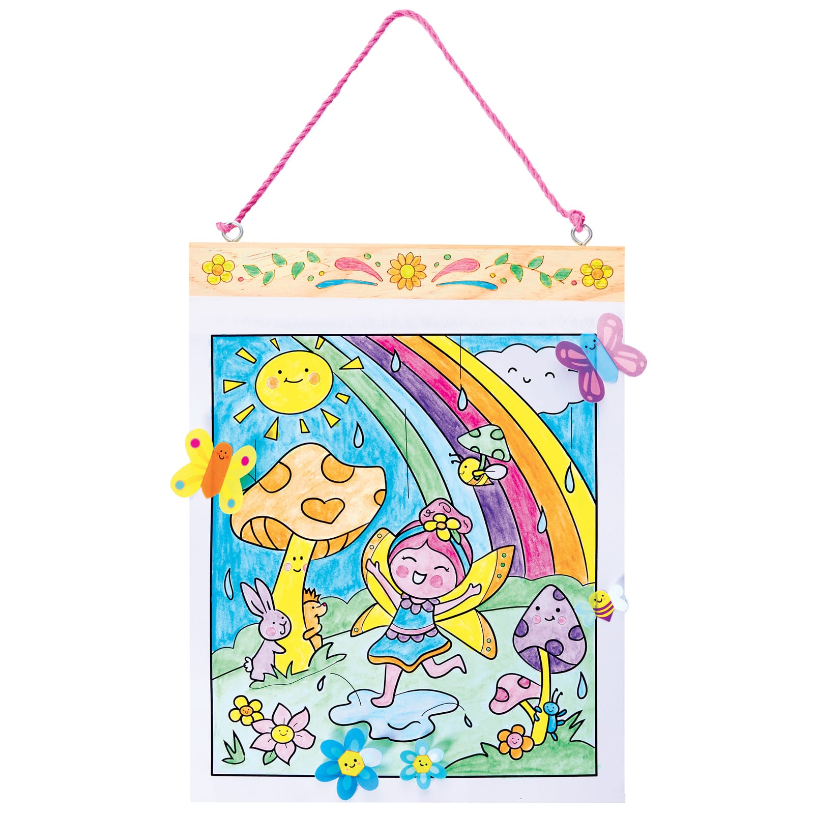 Faber-Castell&#xAE; Fairy Friends Paint by Number Wall Art Kit