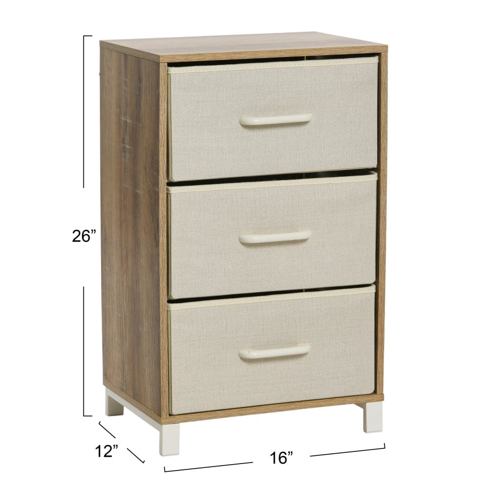 Household Essentials 26&#x22; 3-Drawer Dresser