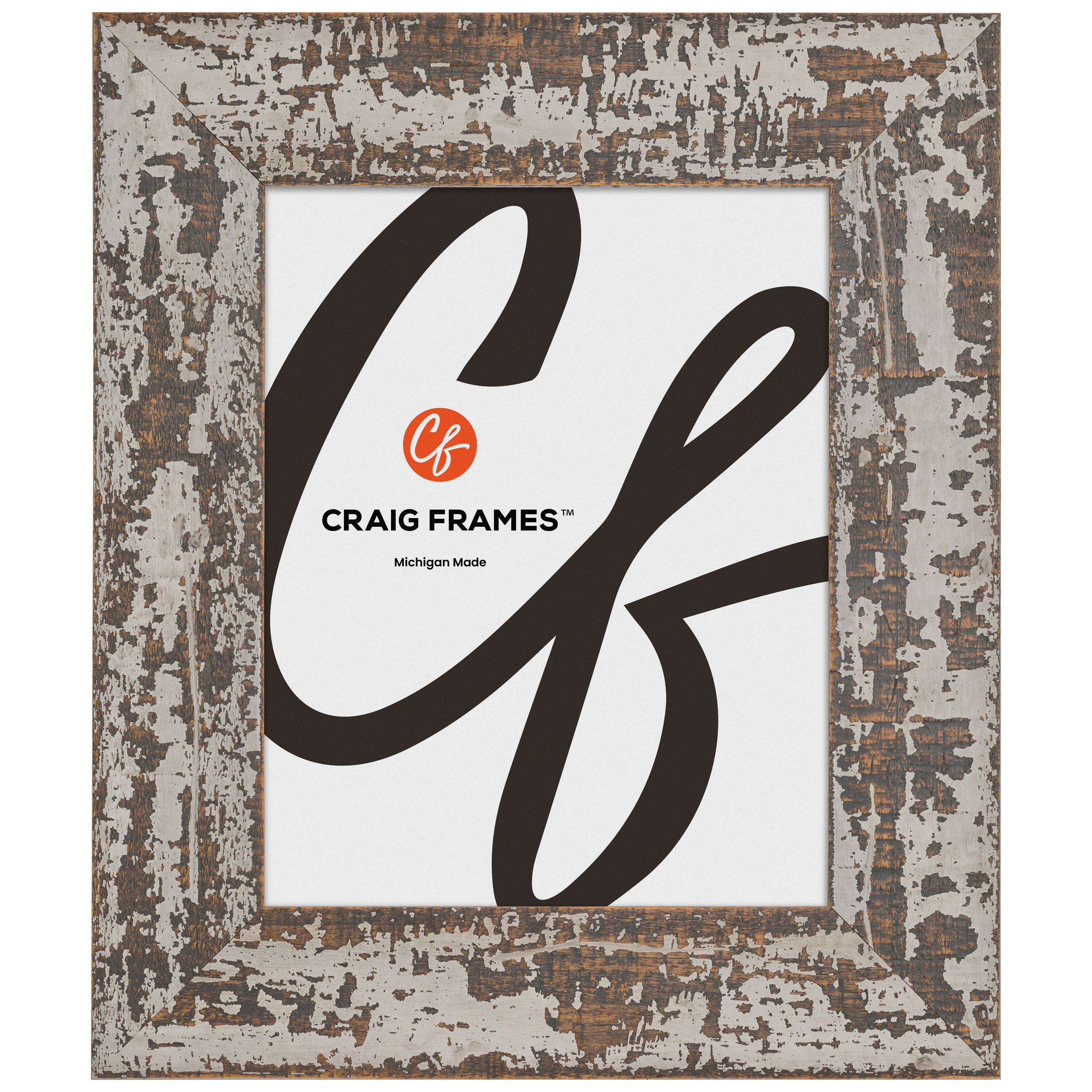 Craig Frames Hatteras XL Barndoor Brown Picture Frame