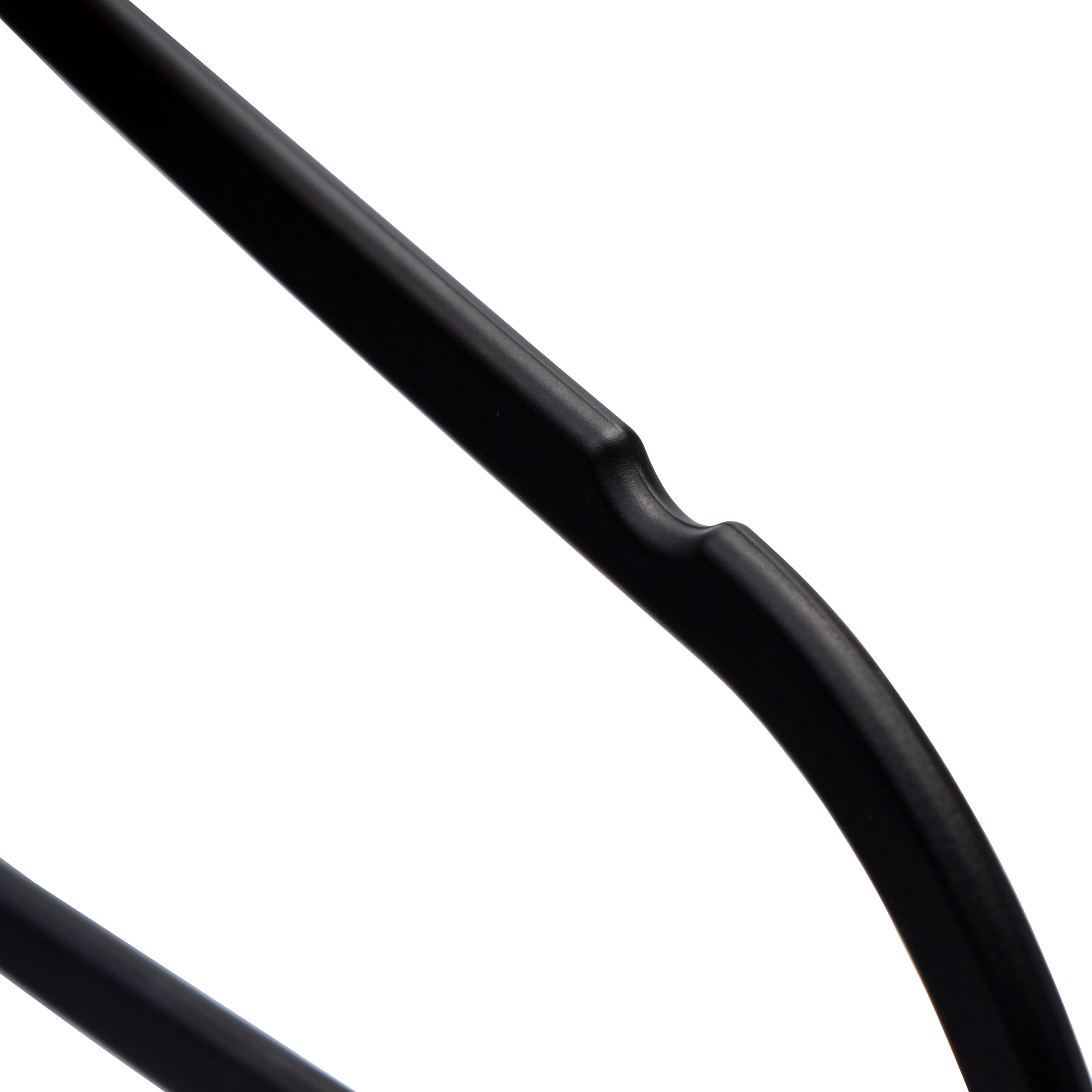 Honey Can Do Black Non-Slip Rubberized Suit Hangers, 50ct.