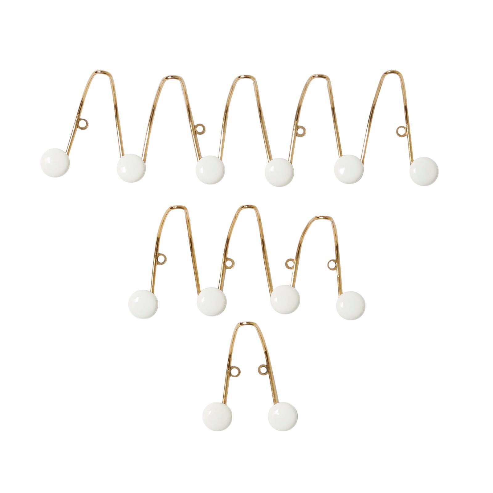 Set of 3 Gold Metal Glam Wall Hook, 4, 10, 17 by Ivory and Iris | 17.15 x 2.7 x 4.95 | Michaels