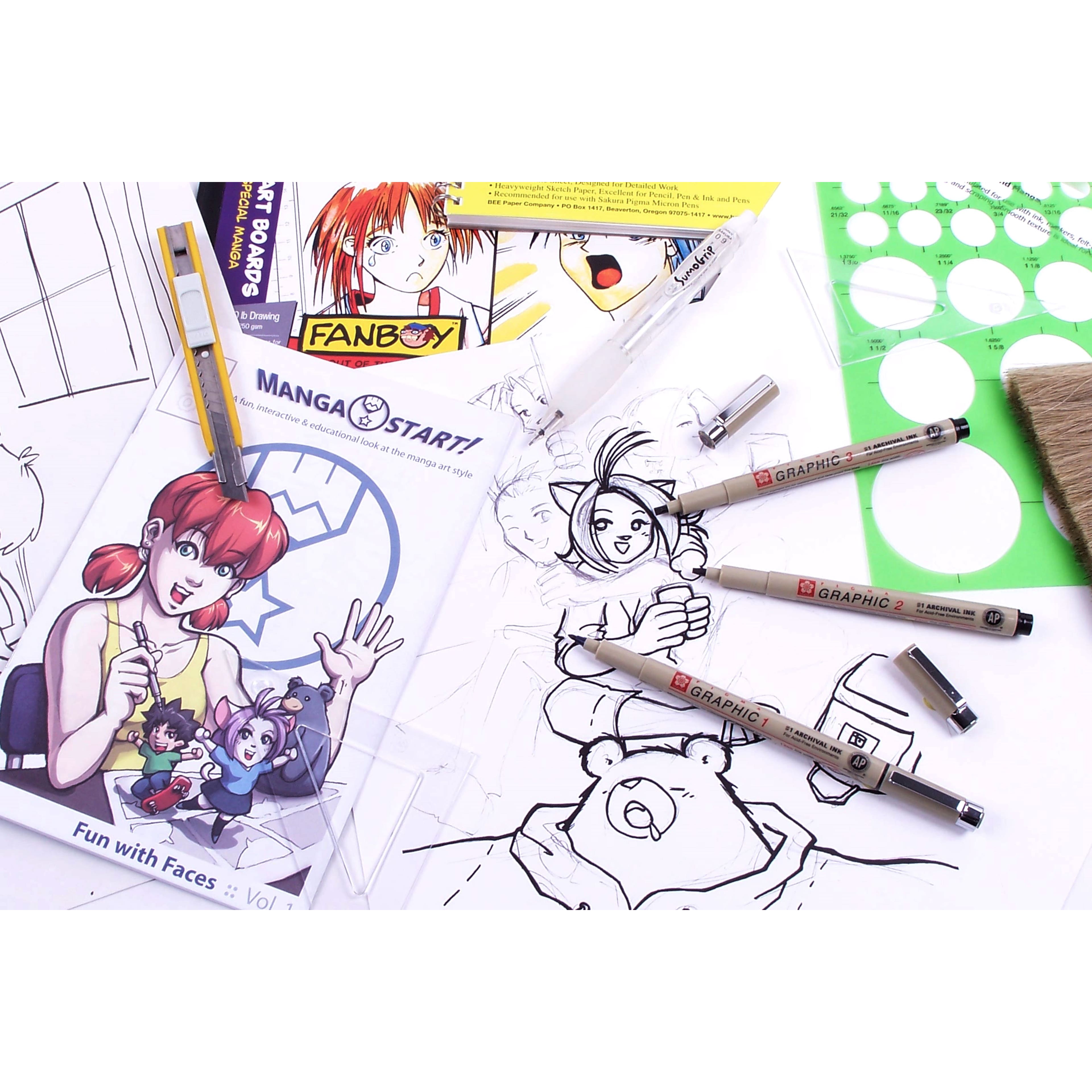 12 Packs: 3 ct. (36 total) Pigma® Graphic™ Black Pen Set