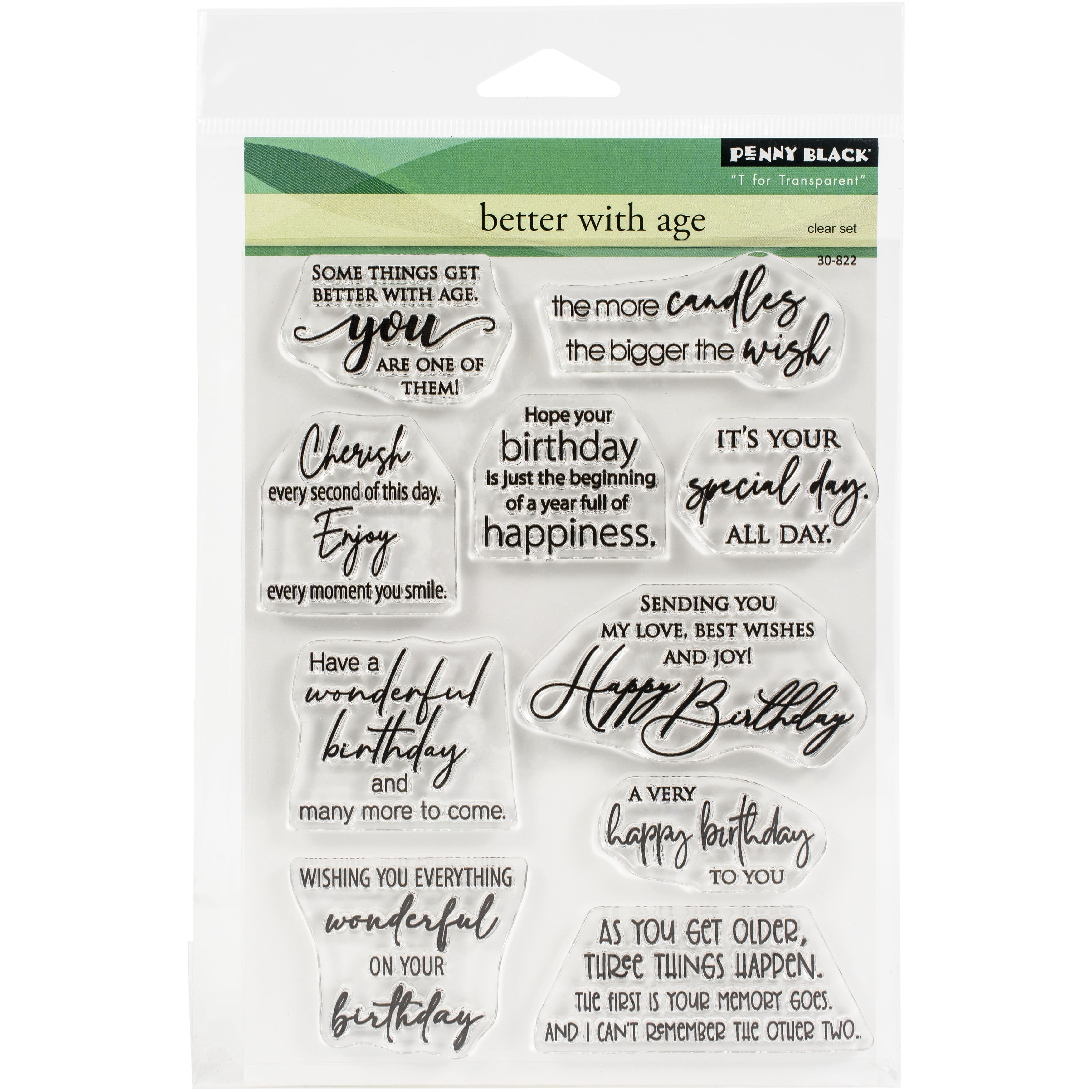 Penny Black&#xAE; Better With Age Clear Stamps