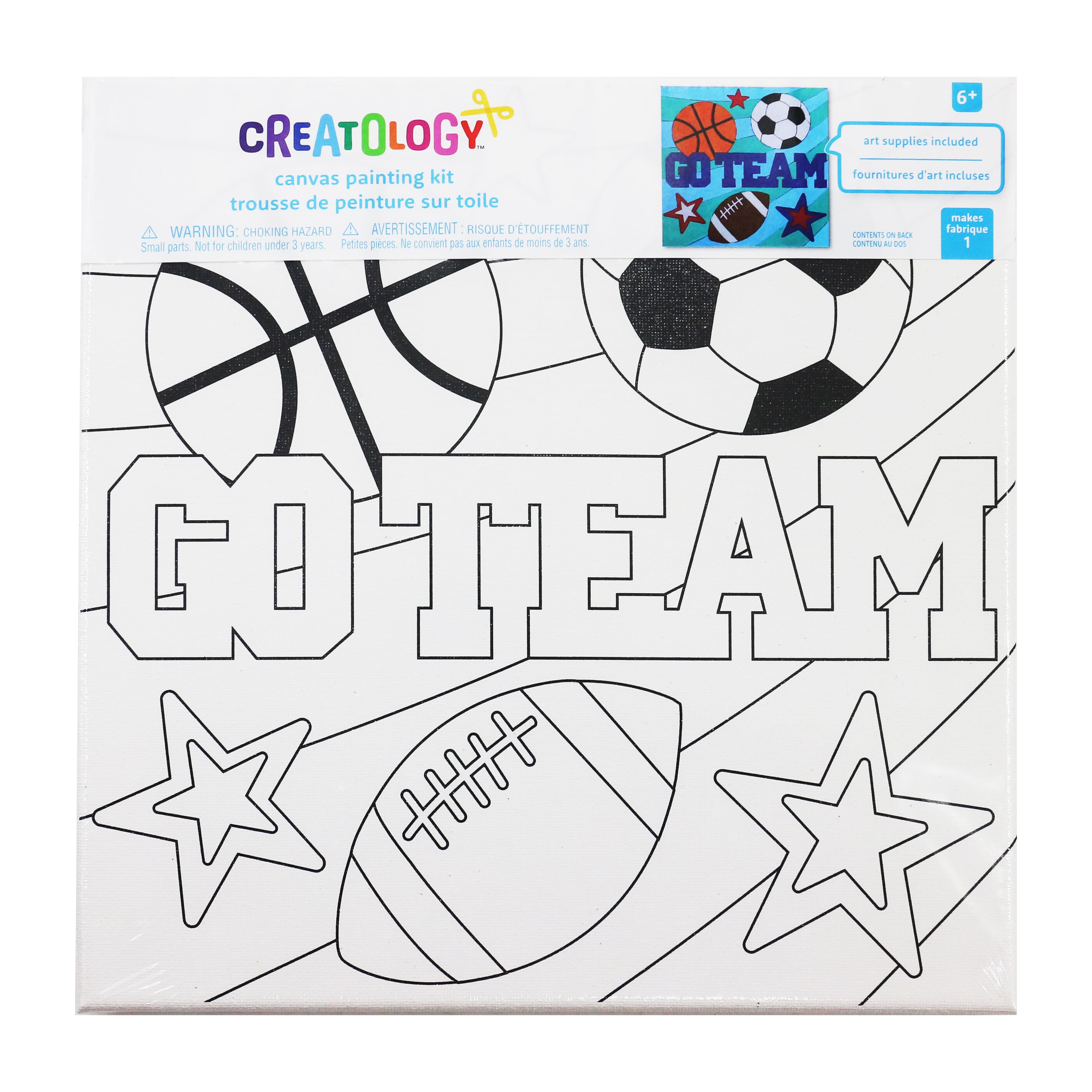 Go Team Canvas Painting Kit by Creatology™